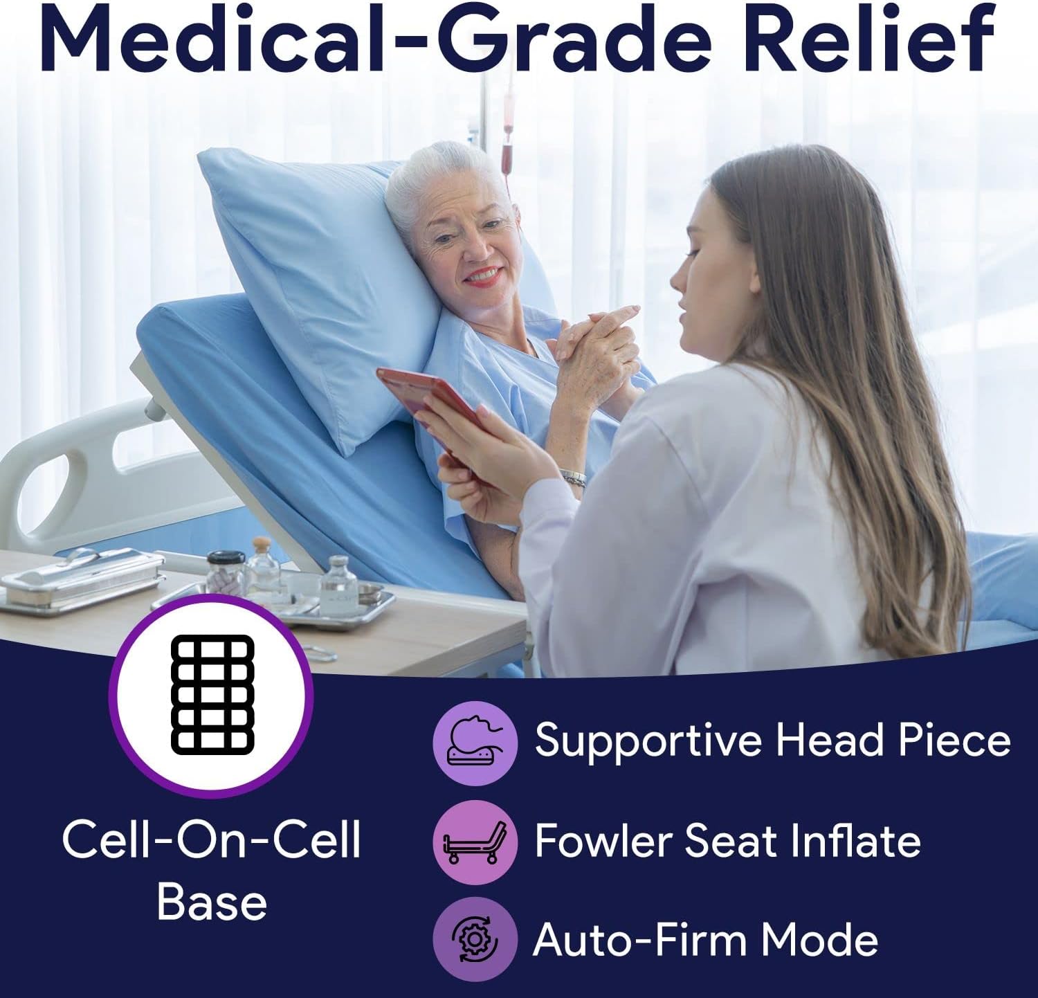 ProHeal Low Air Loss Alternating Pressure Mattress - 36” x 80” x 8