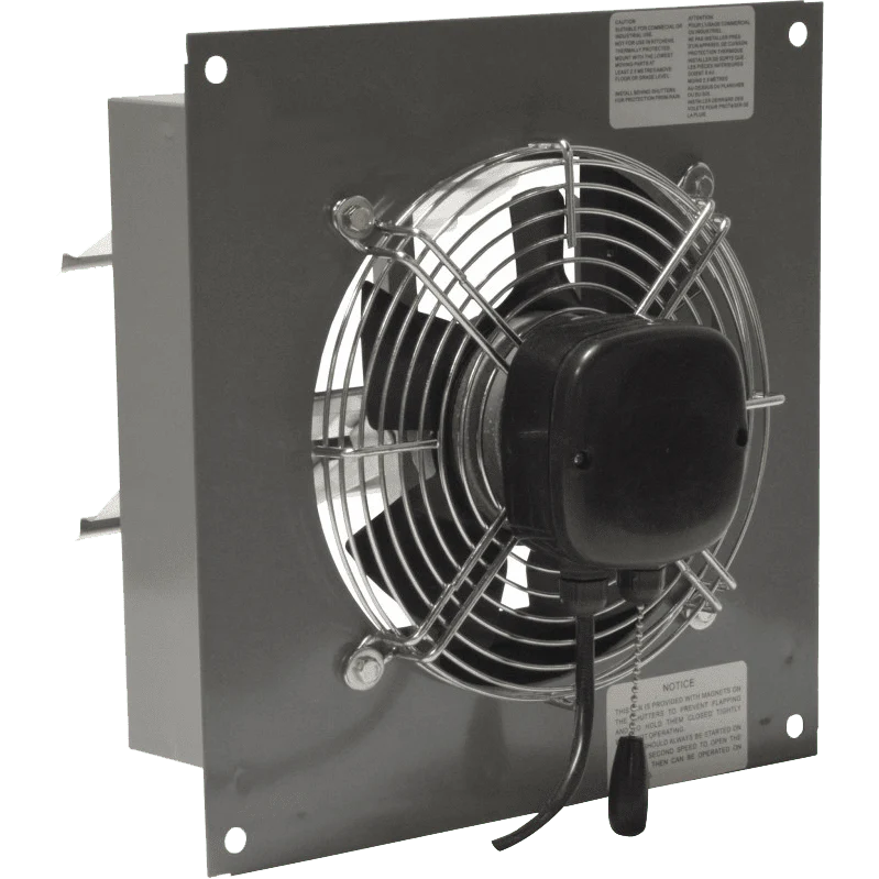 Canarm 8-in. Two Speed Shutter Mounted Exhaust Fan