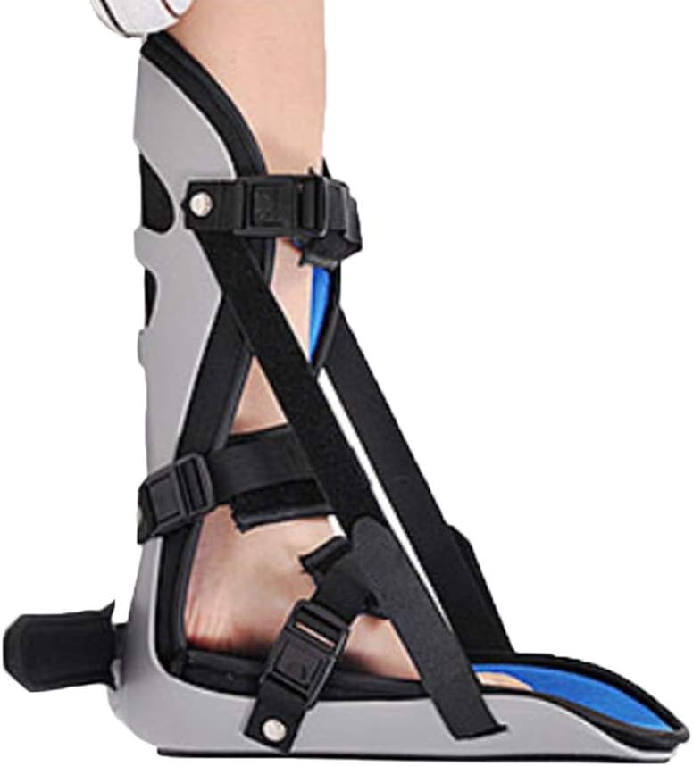 Plantar Fasciitis Night Splint Brace, Adjustable Ankle Foot Orthosis Foot Drop Orthosis Plantar Support Brace Fasciitis Splint, for Ankle Foot Drop Surgery and Sporting (L