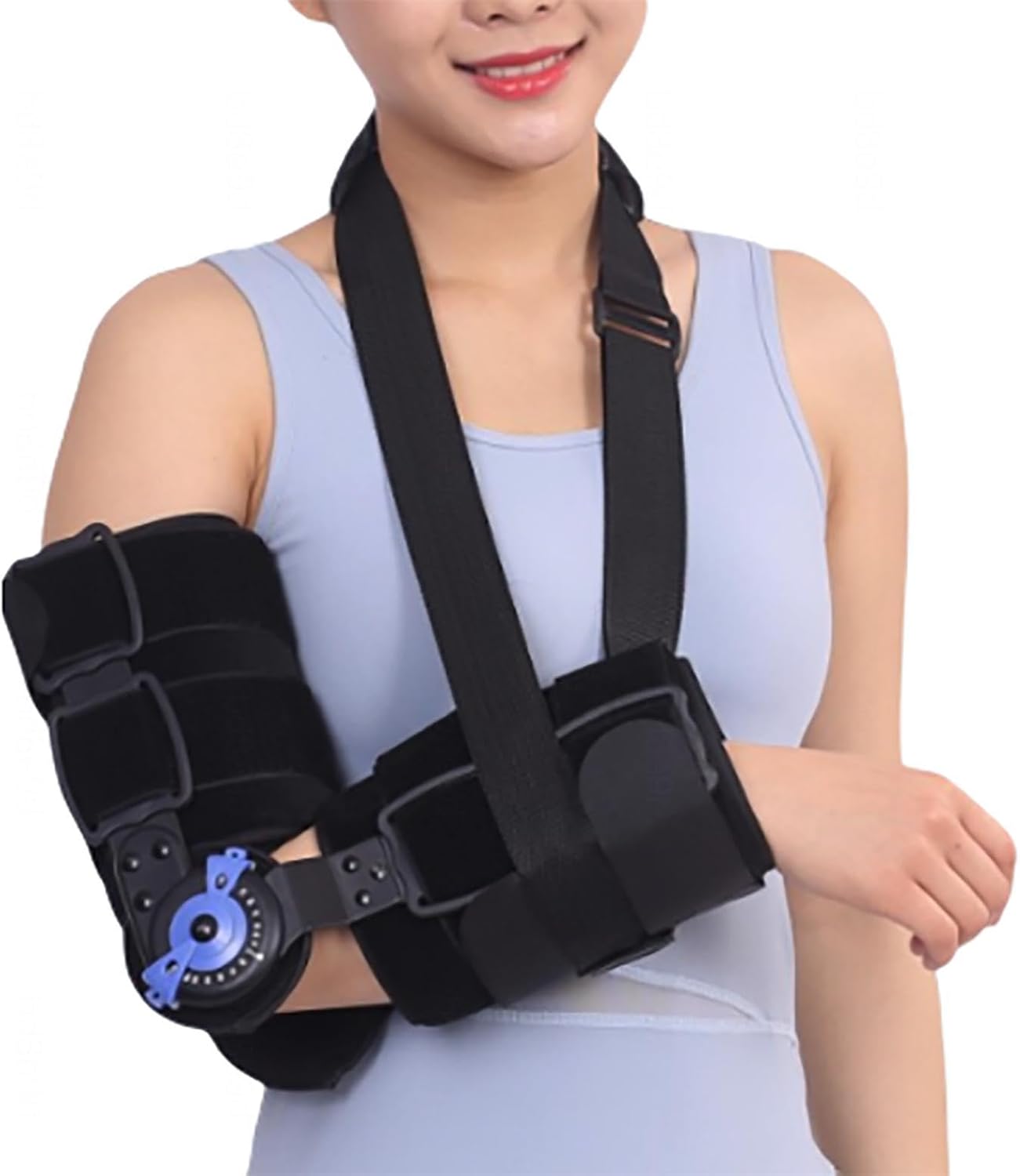 Adjustable Elbow Splint Hinged Elbow Brace|Cubital Tunnel Syndrome Elbow Support|Adjustable Post Operative Elbow Brace| Night Sleep Support & Pain Relief|Tendonitis|Fits Left & Right