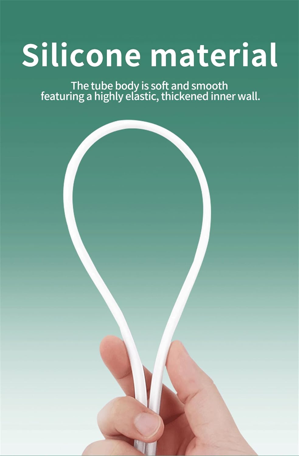 Hydrogen Nasal Cannula, 6.5 FT Ultra Soft & Crush Resistant Tubing, Reusable, Includes Water Trap Collector, for Home Use, 20pcs