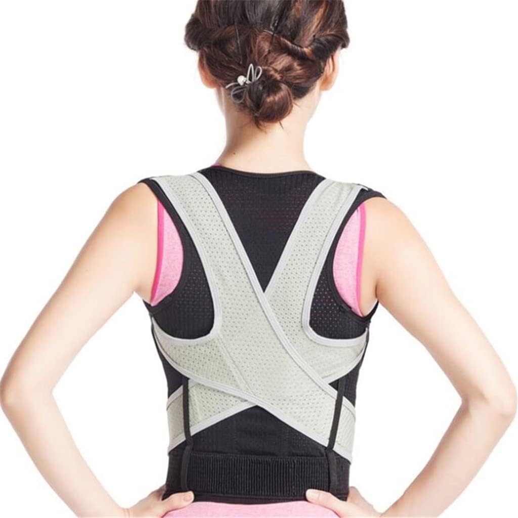 Shoulder Back Posture Corrector for Back Shoulder Straightening Sports Back Relieve Back Brace Support,Black-L Code,Black-S Code