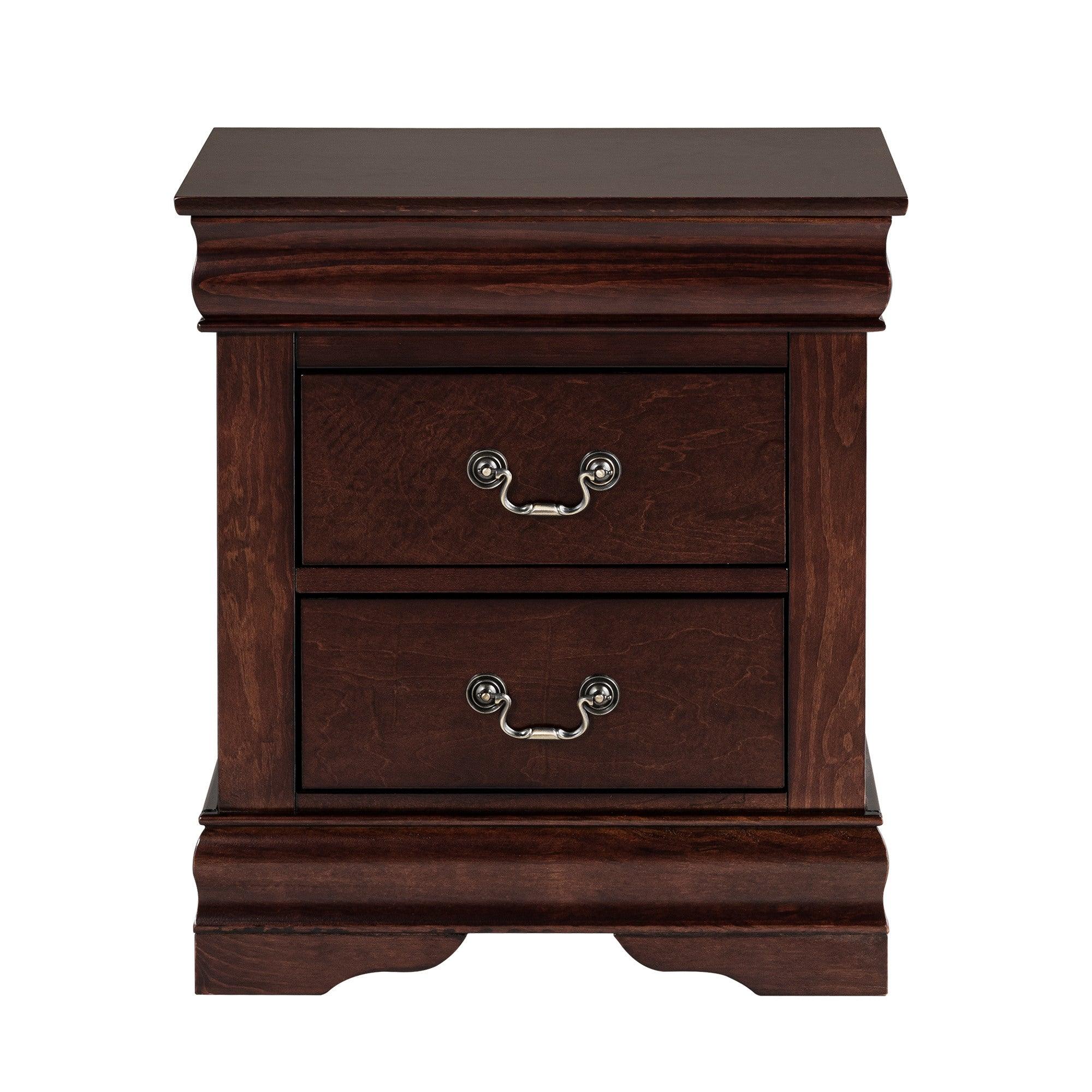 Parrot Uncle Furniture of America Night Stand Louis Philippe