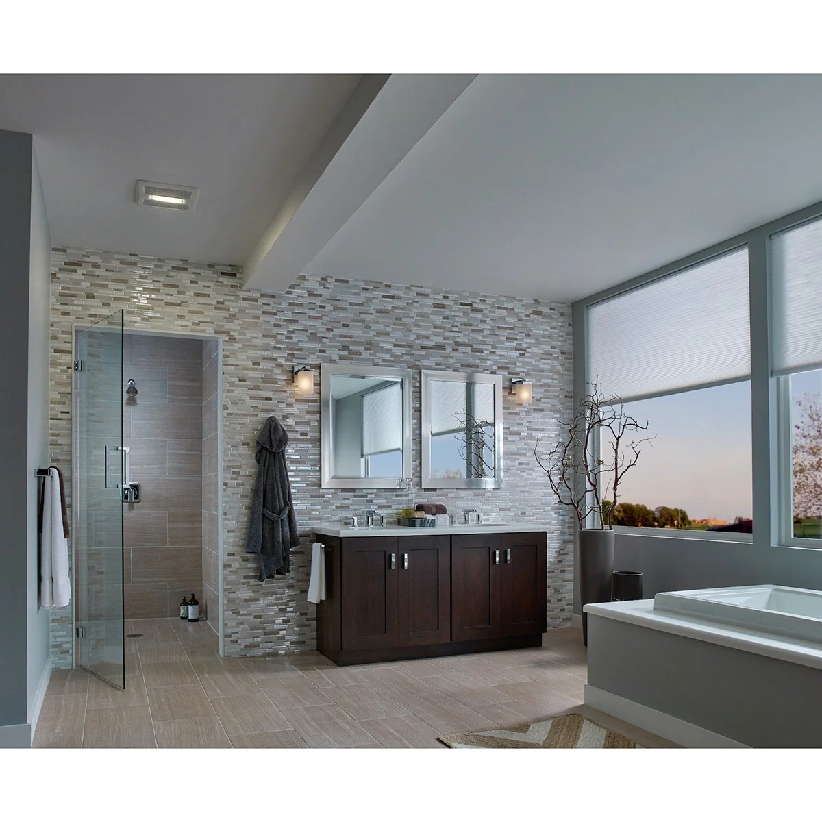 Broan AE80 Flex Series 80 CFM Single-Speed Bathroom Exhaust Fan