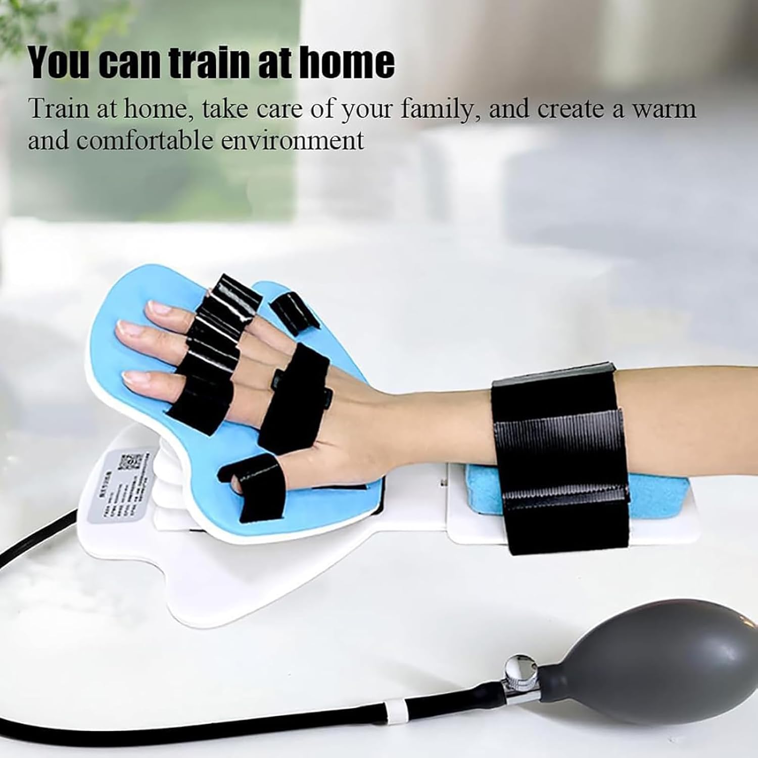 Wrist Rehabilitation Trainer, Professional Wrist Recovery Exerciser, Premium Wrist Support for Rehabilitation, 9 Speed and Strength Levels, Full Angle Training