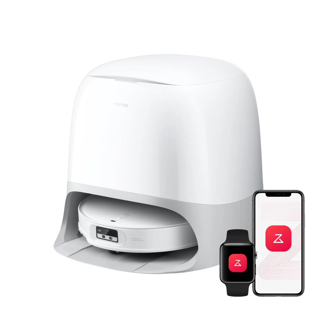 Roborock Qrevo CurvX Robot Vacuum with Multifunctional Dock 3.0 Thermo+, 22000 Pa Suction Power (RR-QrevoCurvX0-M1)