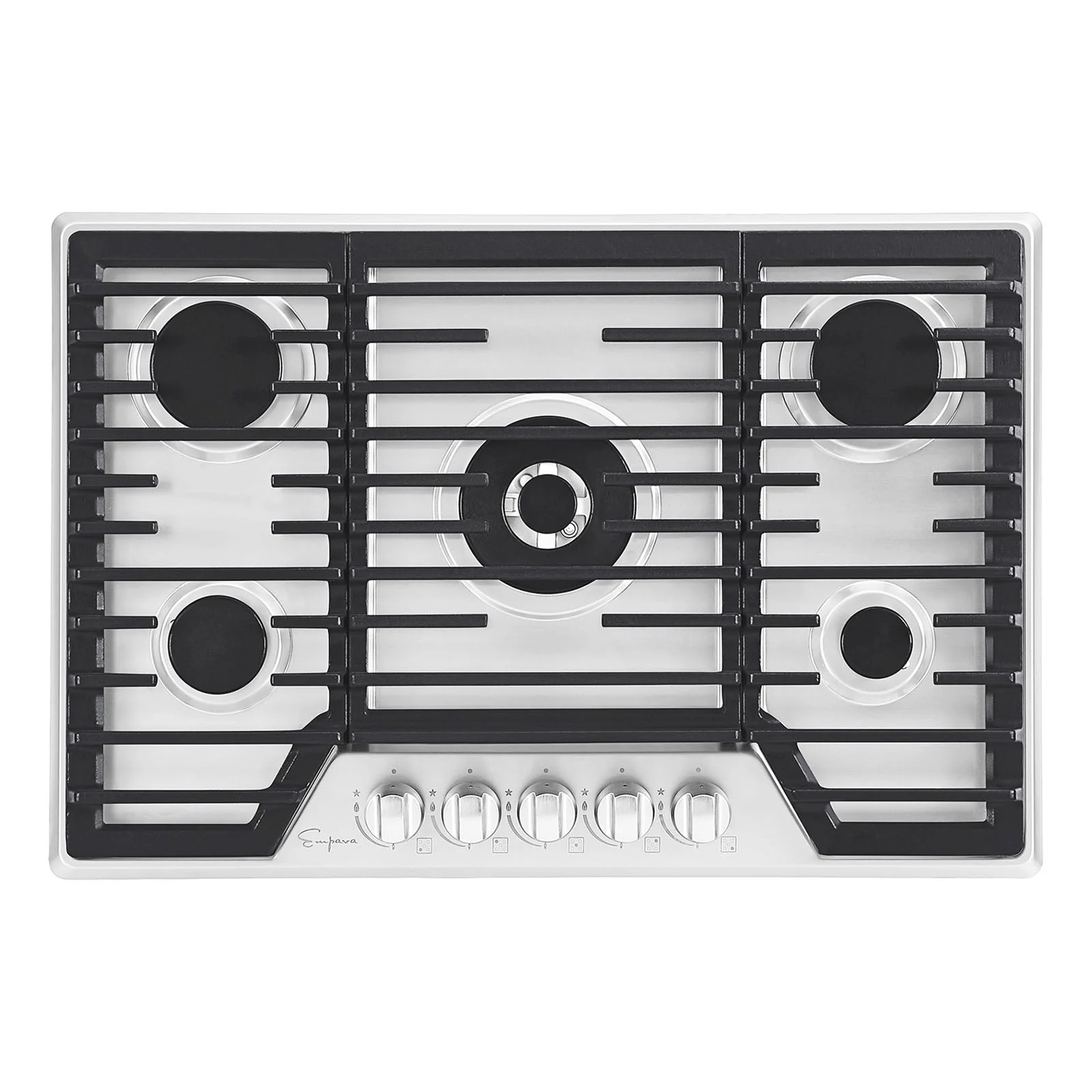 Empava 36-Inch Built-In Natural Gas Stove Cooktop in Stainless Steel (EMPV-36GC36)