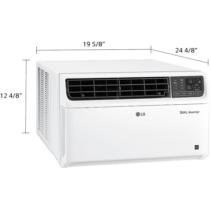 LG 8,000 BTU Dual Inverter Smart Wi-Fi Window Air Conditioner