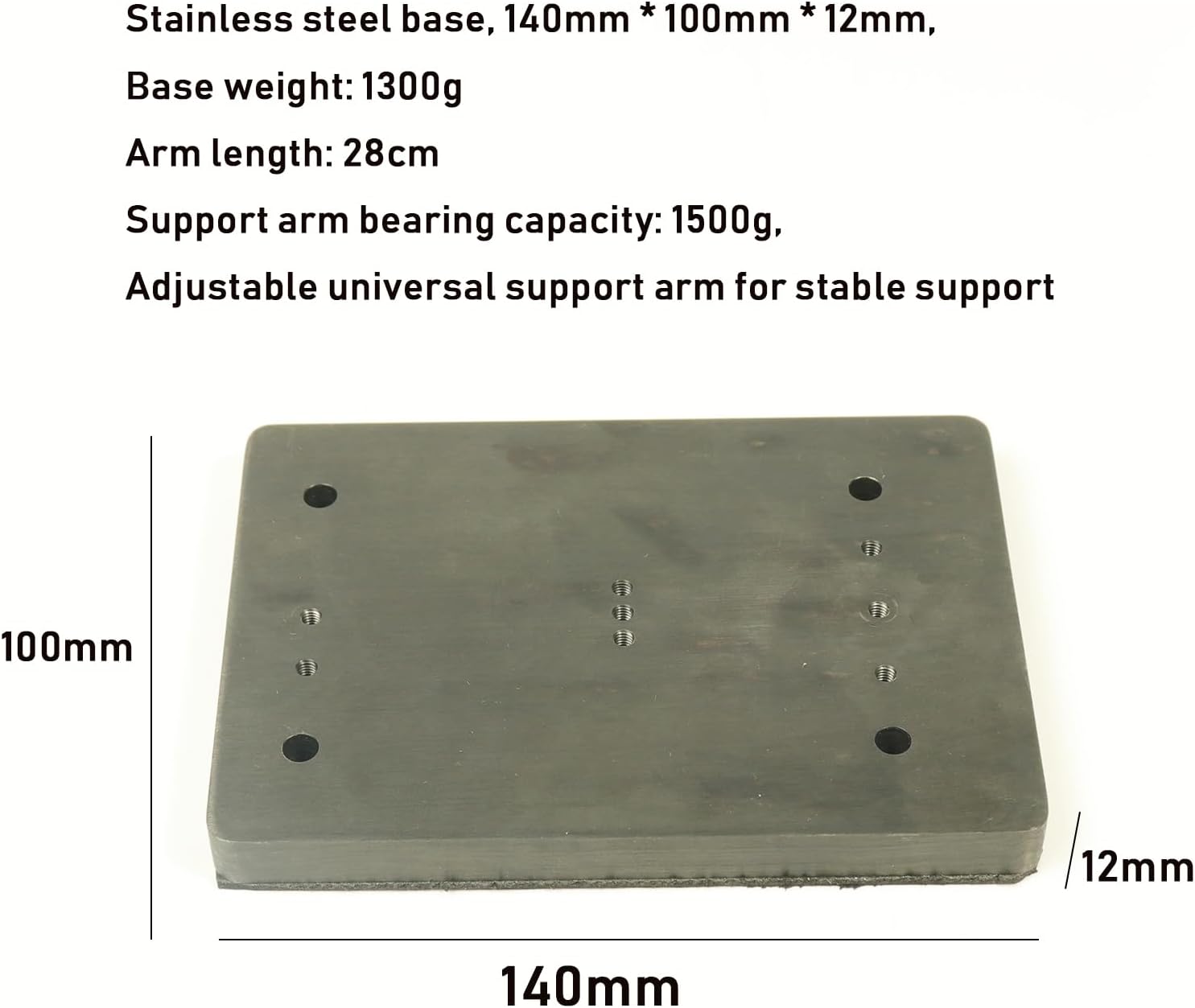 Stop Motion Animation Armature Rigging System, DIY Stop Motion Macro Shooting Stand, Support Your Charactor's Movement,Arm Length 28cm, Max Payload 1500g(