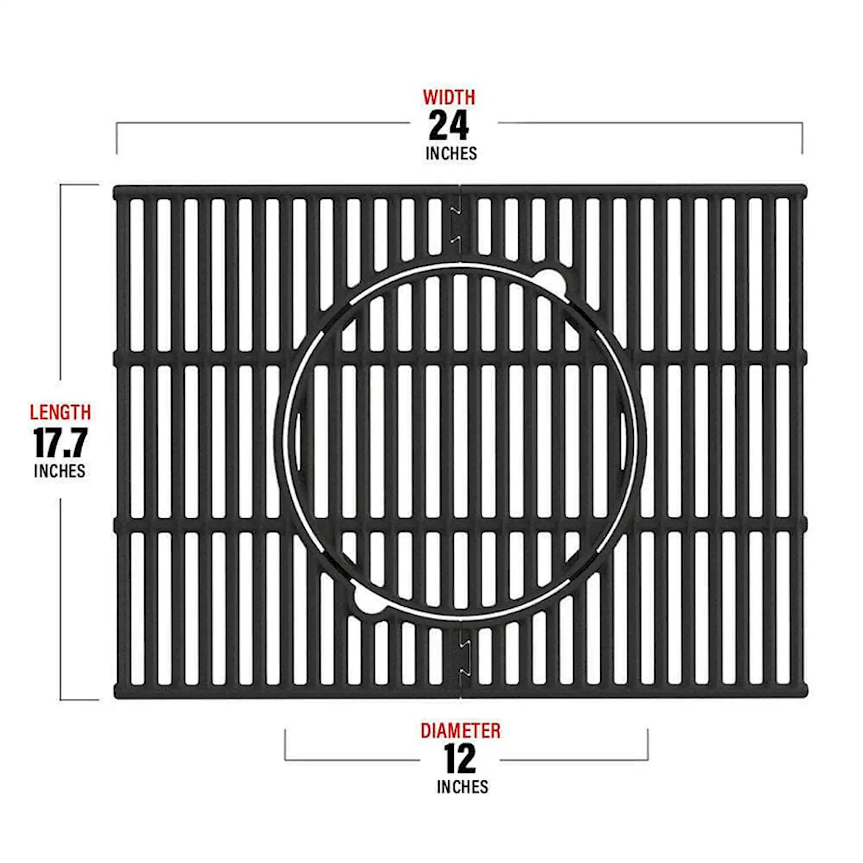 Monument Cast Iron Grill Grate (A105)