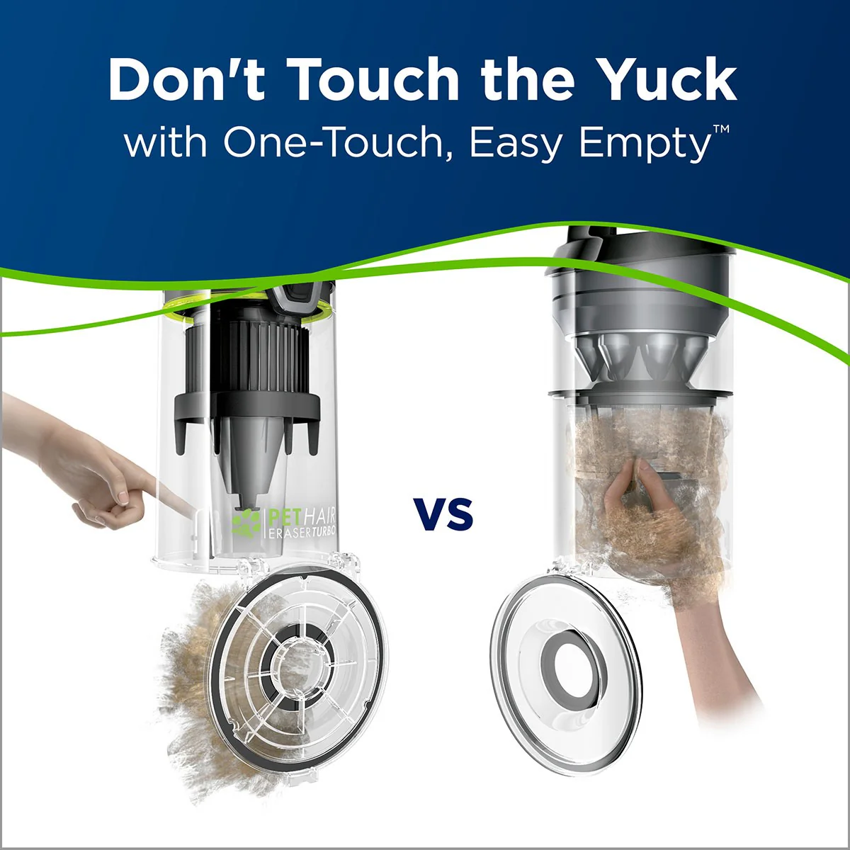 Bissell Pet Hair Eraser Turbo Rewind Upright Vacuum