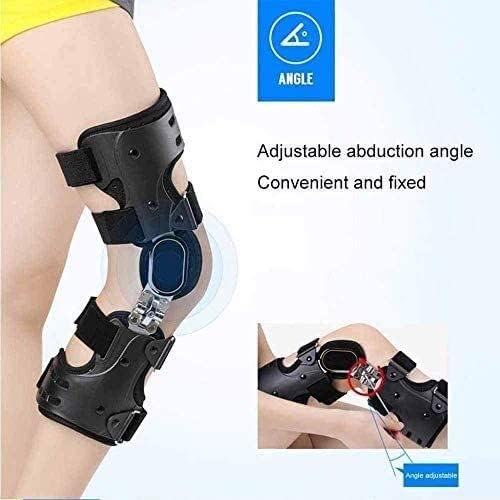 Knee Braces for knee pain arthritis Joint Injury Splint, Adjustable Support Knee Pads Brace Support Bone Orthosis Ligament Care Knee Brace Support Pain Hinged Brace Stabilizer Wrap Sprain Post-Op Hemi