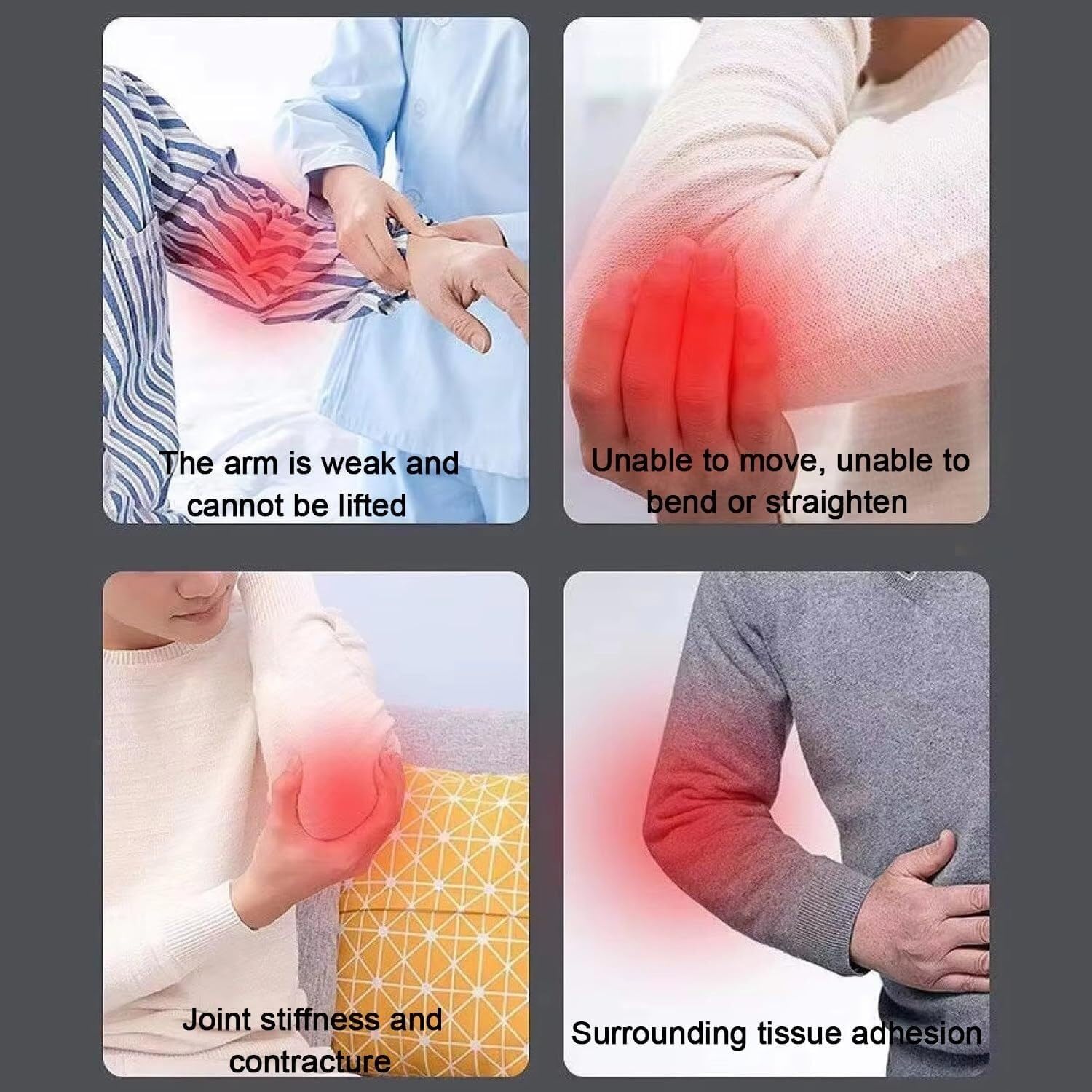 Elbow Joint Recovery Device, Stroke Rehabilitation arm Elbow Protector, Hemiplegia Robot Training Device, hinged Elbow Support arm Exerciser with Remote Control and Intelligent Timing(Left)