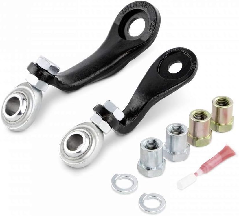 Cognito Motorsports Forged Pitman Idler Arm Support Kit Compatible with 2001-2010 Silverado/Sierra 2500/3500 2WD/4WD, 110-90715