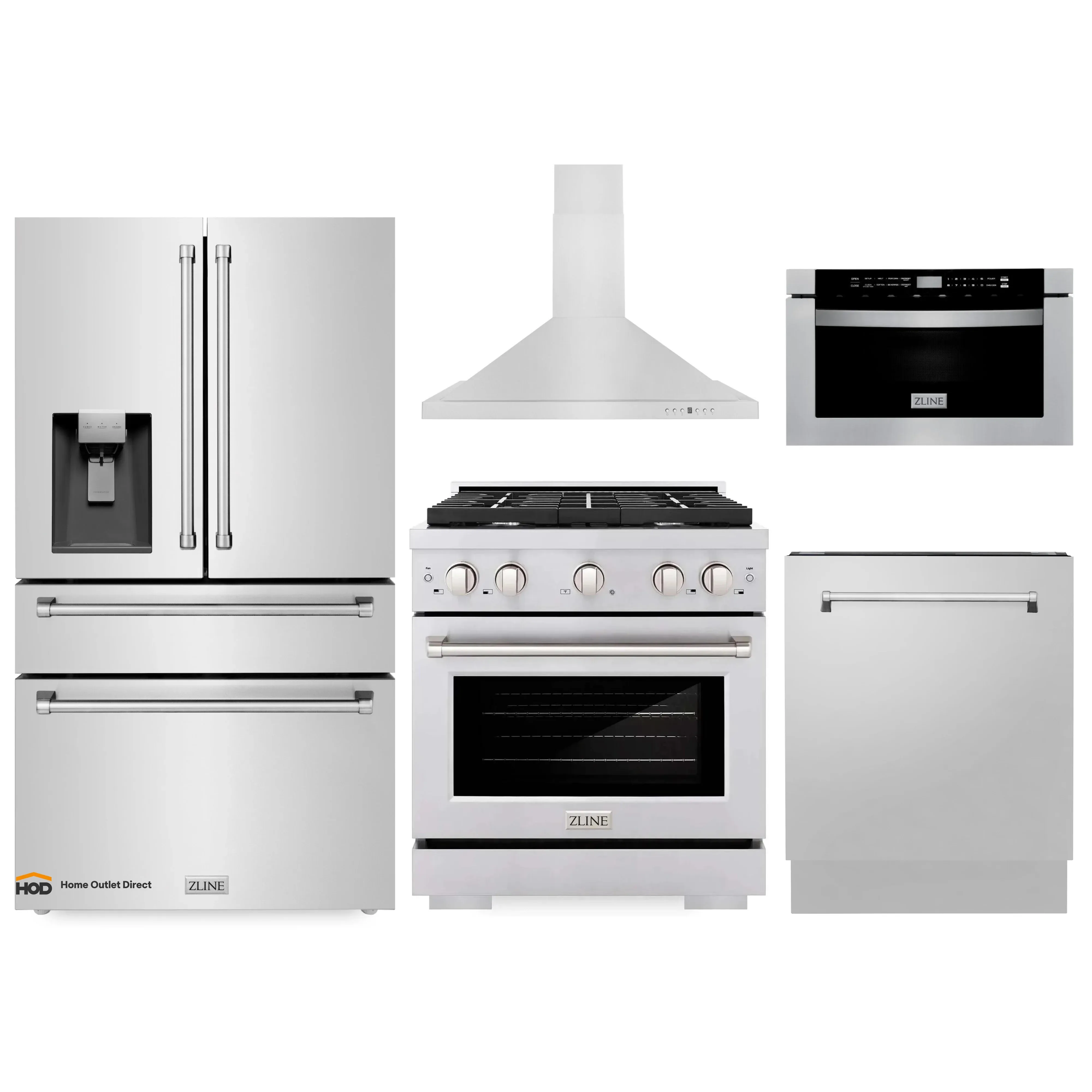 ZLINE 5-Piece Appliance Package - 30