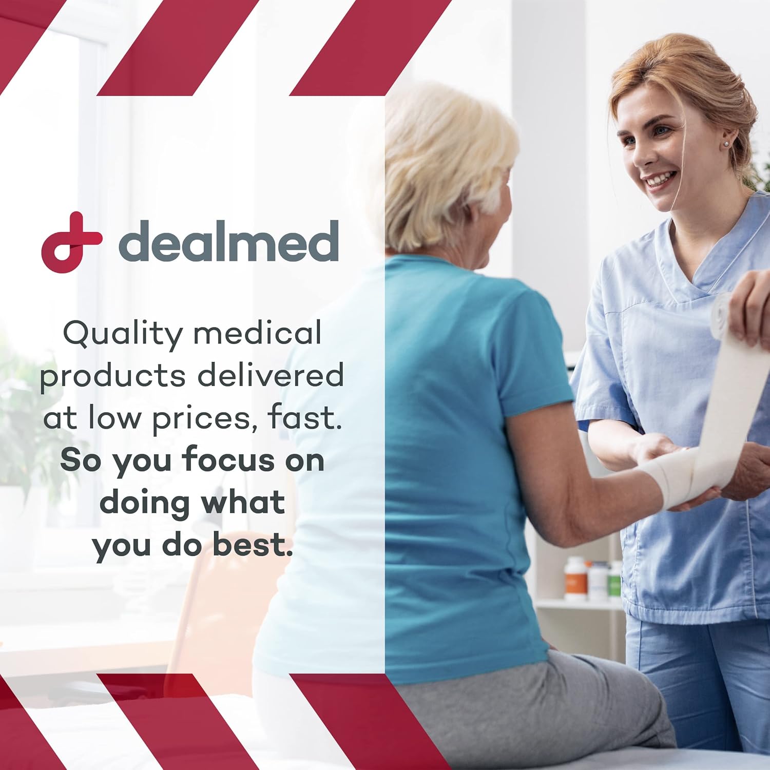 Dealmed Non-Adherent Cohesive Bandage Wrap – 2