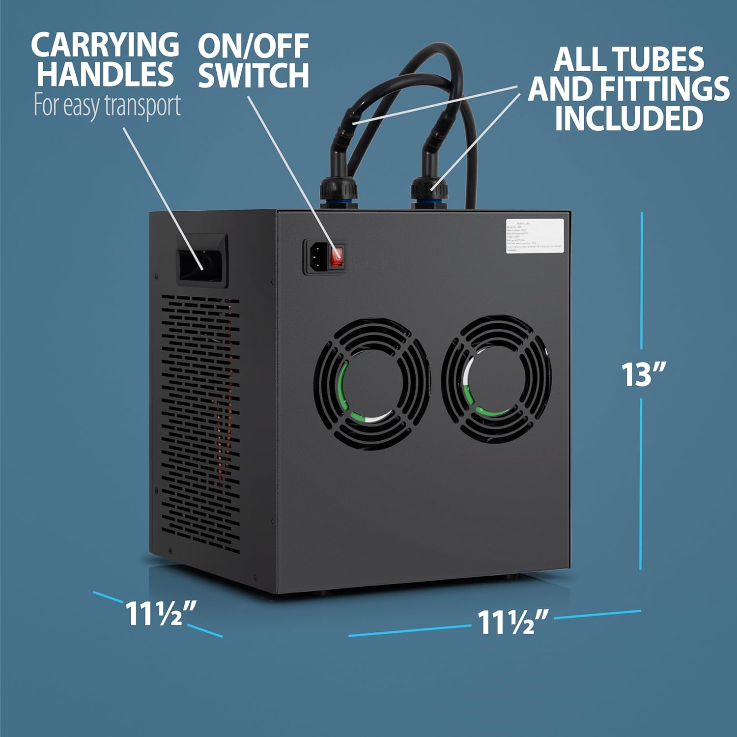 Chiller 2.0 for Ice Bath and Cold Plunges Including All Hoses and Pumps. 1/3 HP, 2/3 HP, 1 HP Models