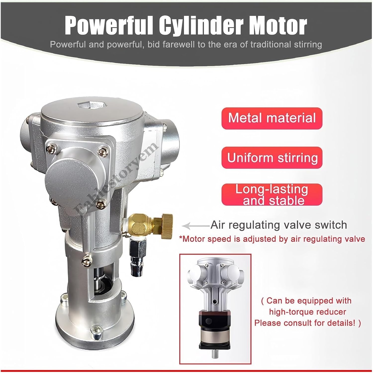 Paint Mixer Stirring Tool 1000L Pneumatic Paint Mixer Machine 1/2HP 3/4HP 1HP Paint Shaker Air Agitator Ink Coating Mixing Tool(Small 5 Cylinders)