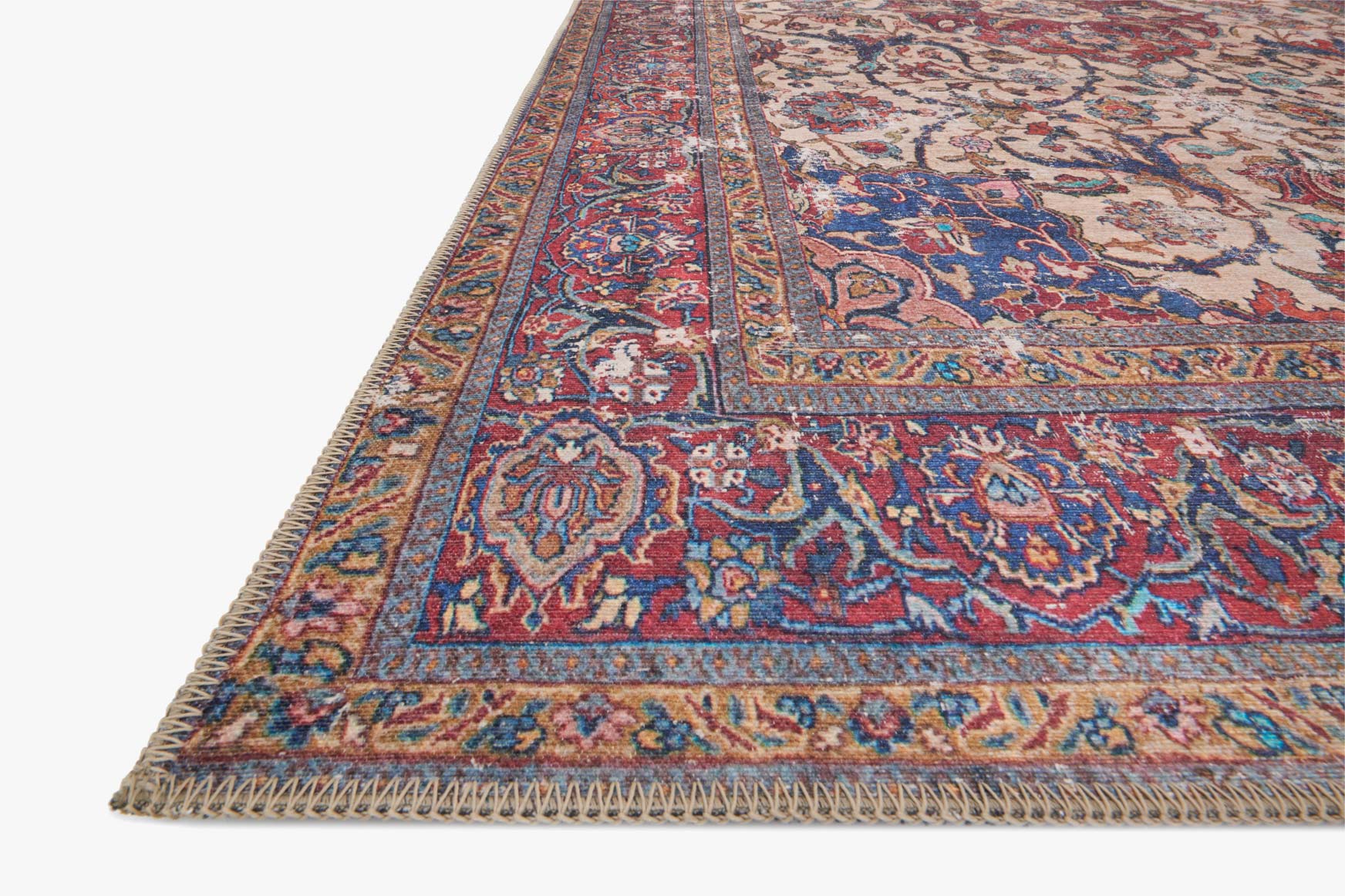 Loloi II Loren Collection - Traditional Power Loomed Rug in Sand (LQ-11)