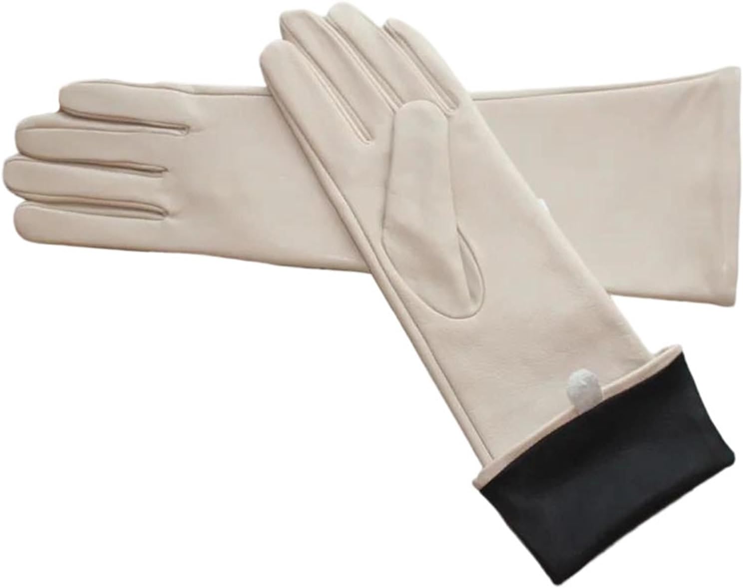 Women's Elbow Length Gloves Classic Long Opera Style With Touchscreen Capability And A Smooth Thin Lining For Elegant Wear