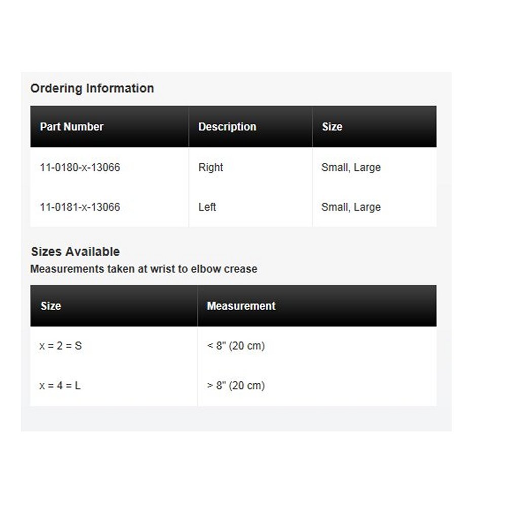 Donjoy 11-0180-4-13066 Irom Elbow Brace, Right, Large