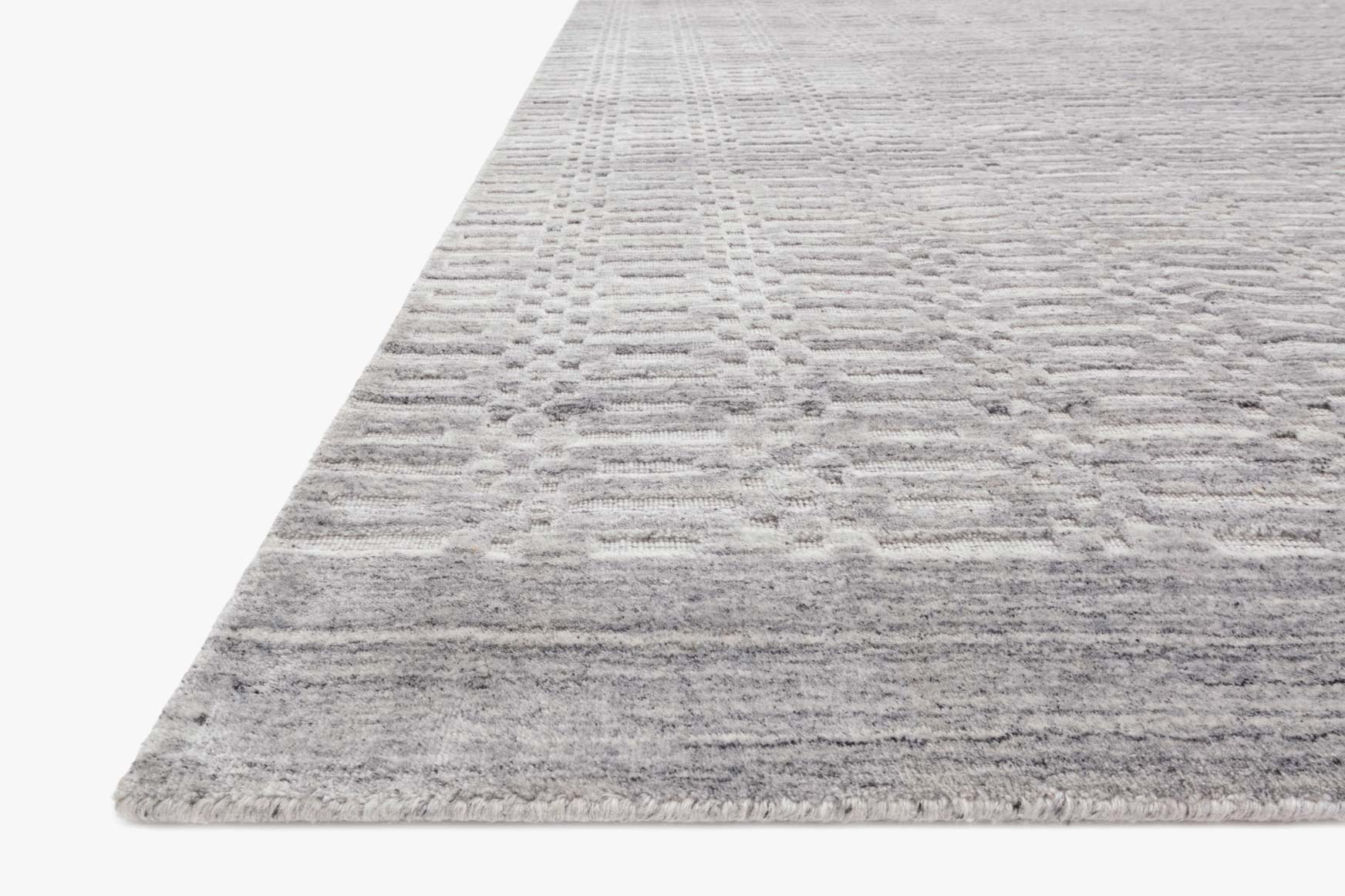 Loloi Lennon Collection - Contemporary Hand Loomed Rug in Silver (LEN-01)