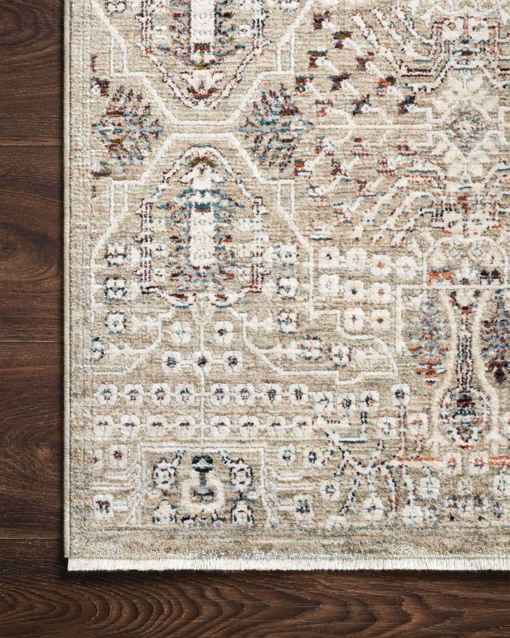Loloi Theia Collection - Traditional Power Loomed Rug in Granite & Ivory (THE-06)