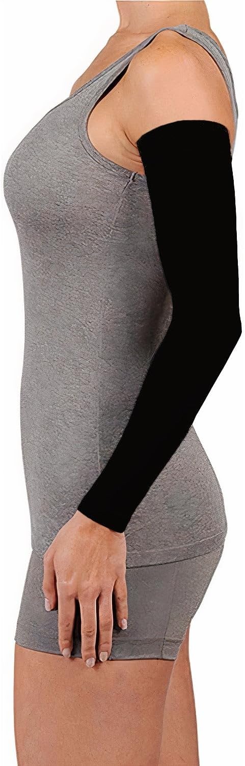 Juzo Dynamic Compression Arm Sleeve 20-30 mmHg, Silicone Dot Band | Compression Arm Sleeves for Men/ Women for Moderate Lymphedema and Lipo-Lymphedema Treatment