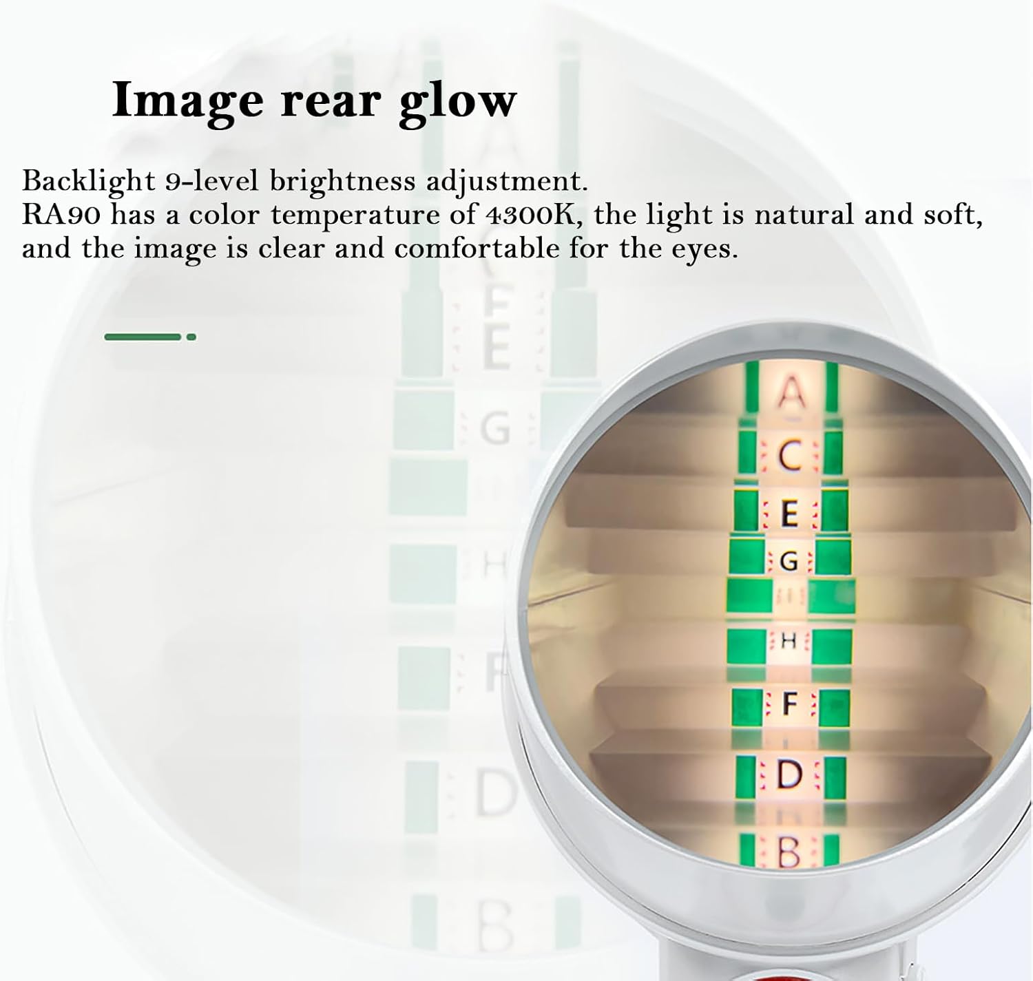 Amblyopia and Myopia Training Device, Children's Eye Distance Adjustment and Relaxation Training Device, Eye Muscle Massage, 9 Distance Images, 5 Training Methods, Relieve Eye Fatigue