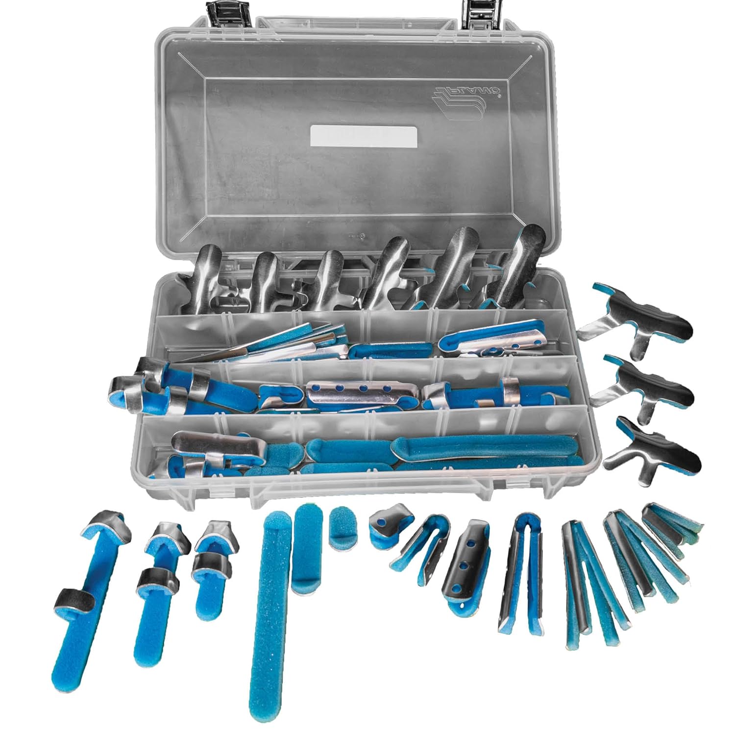 Brace On 48-Piece Thumb and Finger Splint Kit Hand Injury Splints, Comfortable Foam Support, Metal Splinting, 5 Assorted Styles, Thumb Brace, Finger Cots, Thumb Splint and Finger Spint and Braces