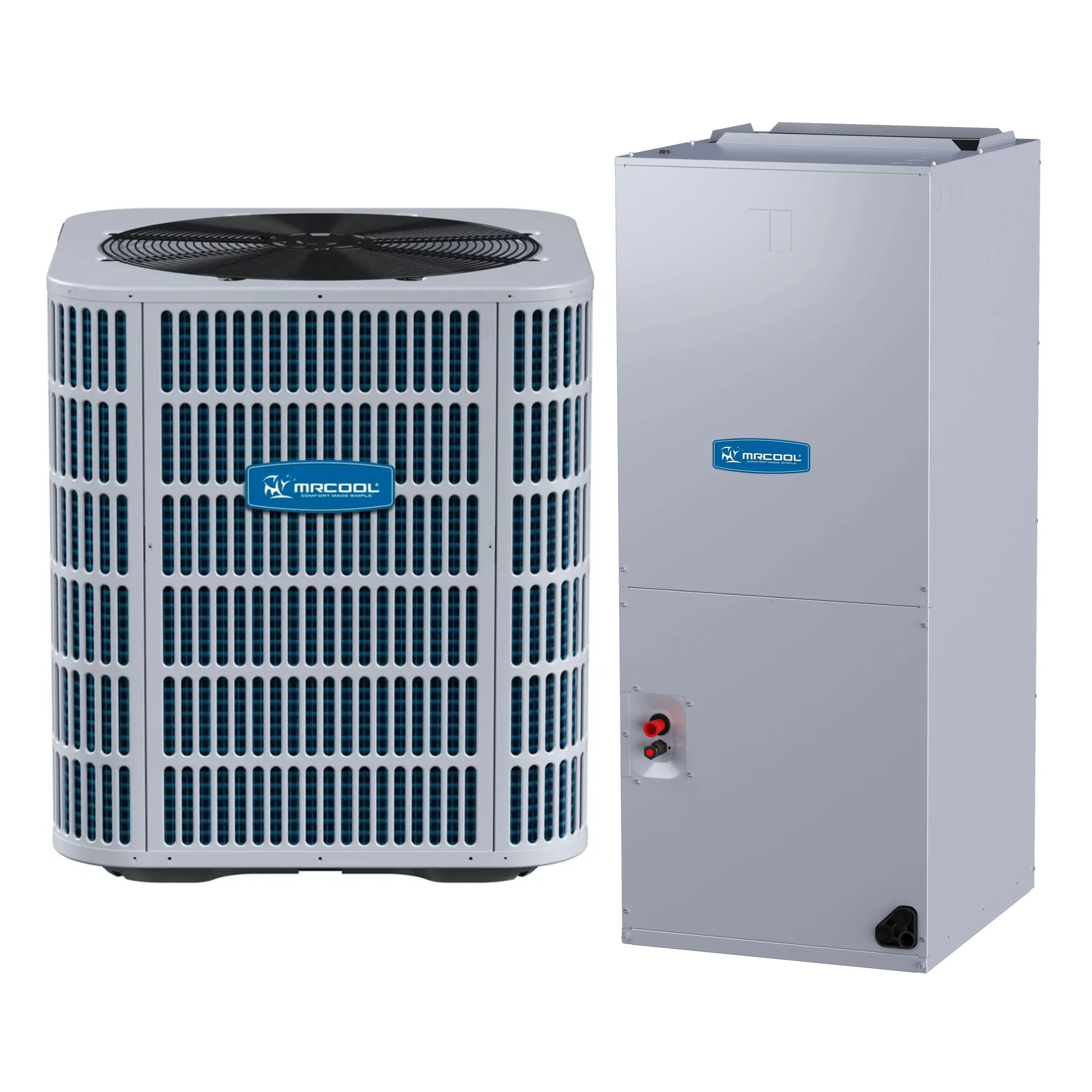 MrCool ProDirect 3rd Gen - Central Heat Pump Split System - 5 Ton, 15.2 SEER2, 60K BTU, ECM Air Handler - Multiposition