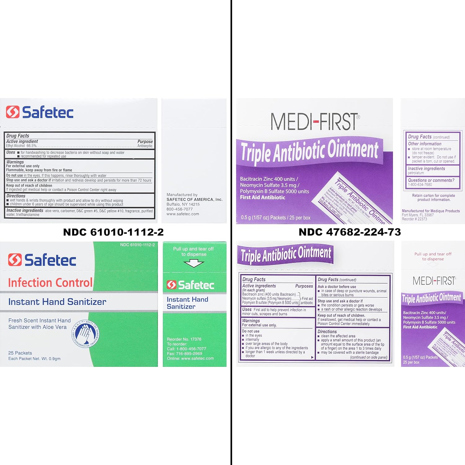 MFASCO ANSI Class B First Aid Kit - Durable Plastic First Aid Box for Business, Workplace Kit for Home - Fully Stocked with Essential Supplies for Safety & Emergencies, Economical Kit Box