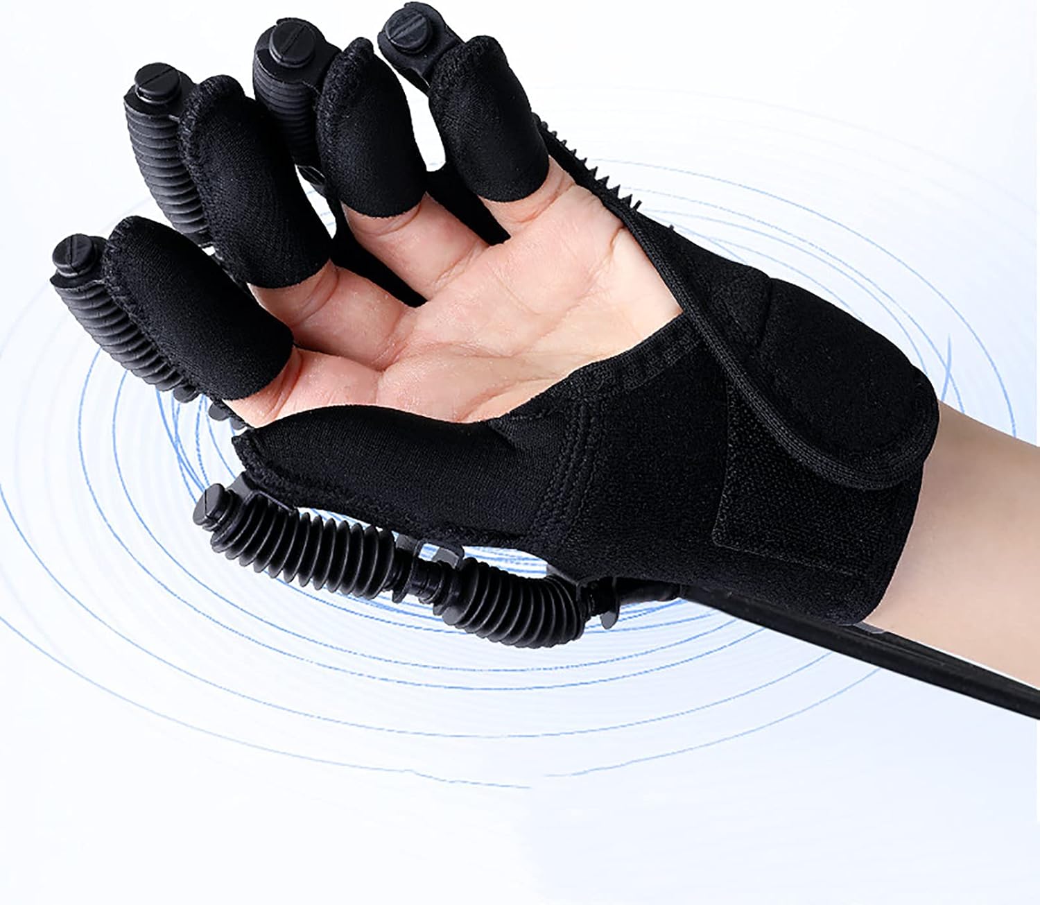 Anti-Spasticity Ball Finger Splint,Finger Rehabilitation Training Equipment, for Hand Functional Impairment/Hemiplegia/Stroke,Left,S