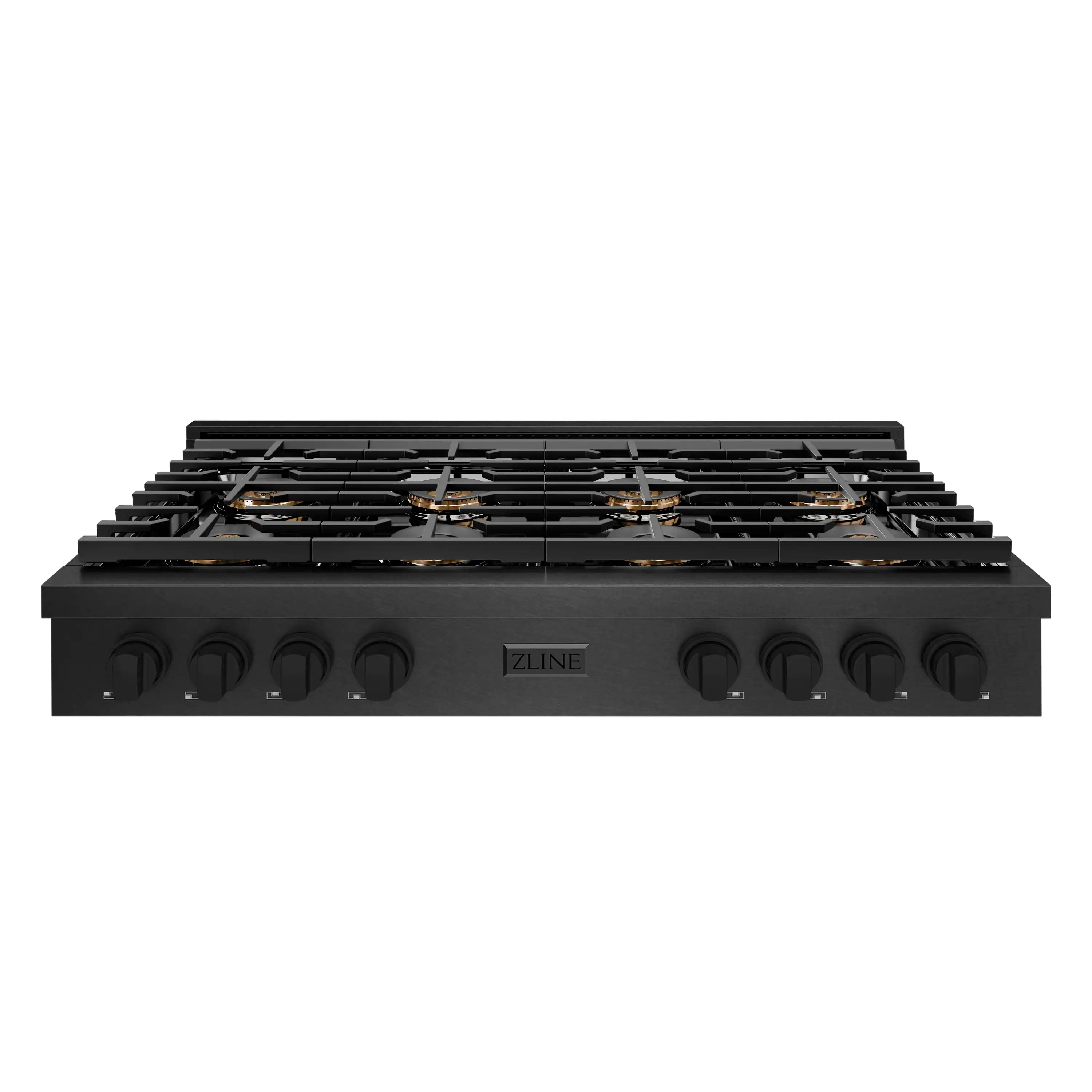 ZLINE 48-Inch Paramount Gas Rangetop with 8 Burner DuoPro鈩?Cooktop in Black Satin Stainless Steel (PSRTBS-48)