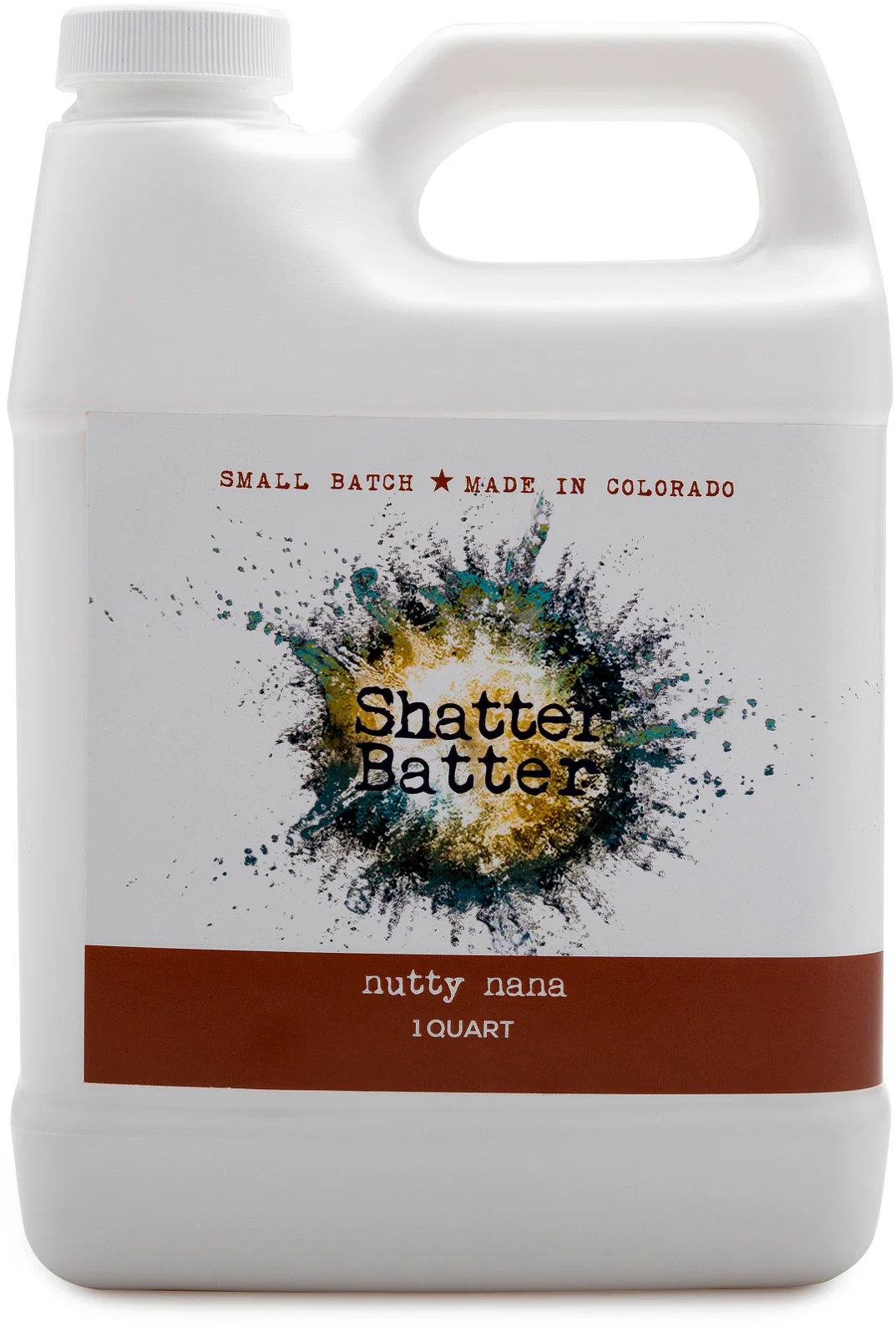 Shatter Batter VG and PEG Blend Shatter Liquidizer (Nutty Nana Flavor, 1 Quart)