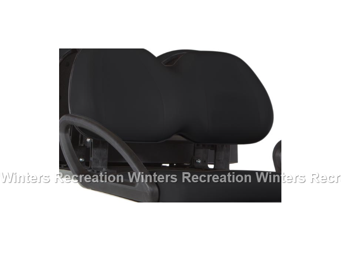 Club Car, Standard Rear Bottom Seat Cushion Assembly, Black