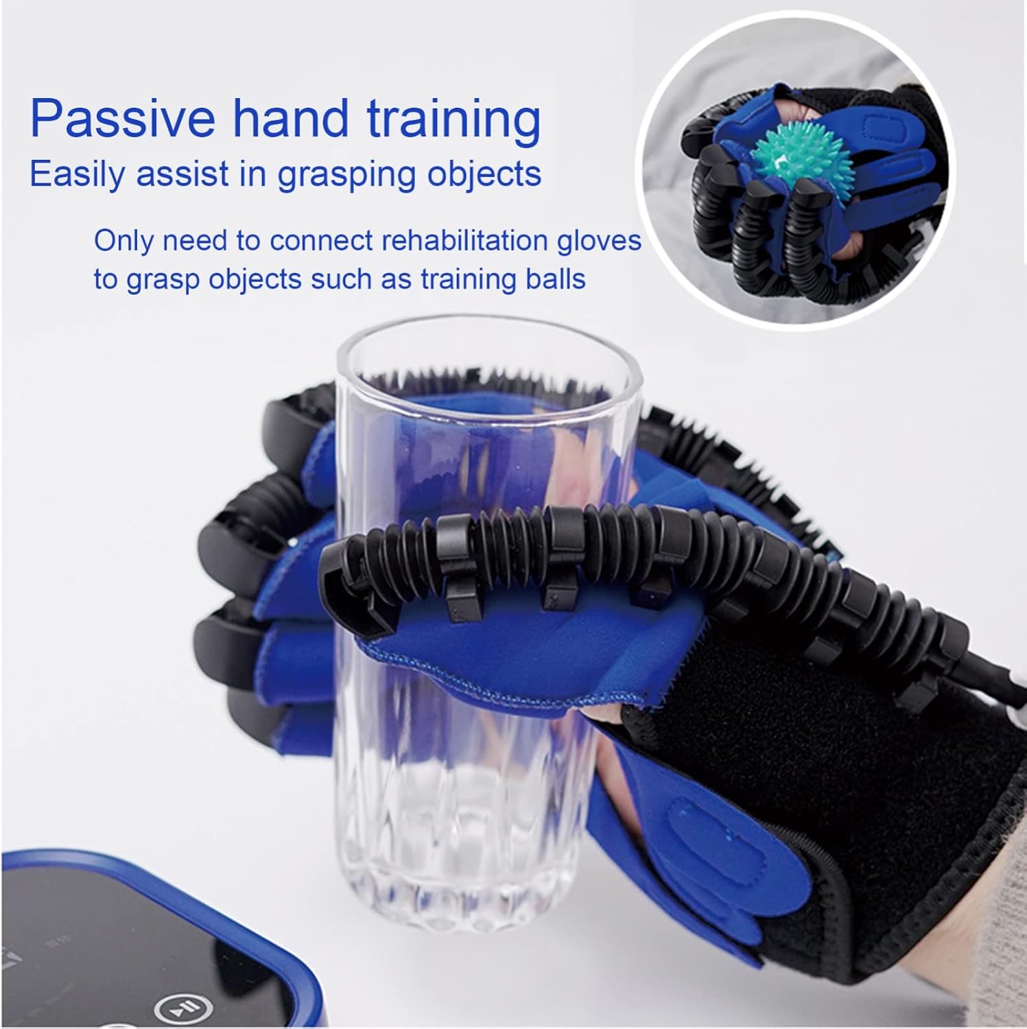 Rehabilitation Robot Gloves, Stroke Recovery Hand Glove Assistive Training Equipment Hand Function Recovery