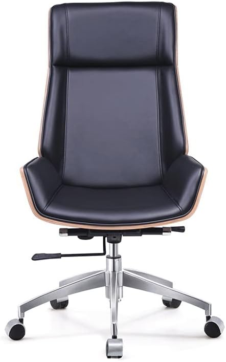 Posture Ergonomic Pu Leather,Managerial Computer Desk Chair Flip Up Armrest Big Tall Modern Executive Chair and Computer Desk Chair Supports Up to 400 Pounds,Bonded Leath,C