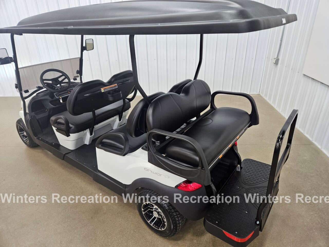 2026 Club Car Onward Gas EFI Golf Cart, Glacier White
