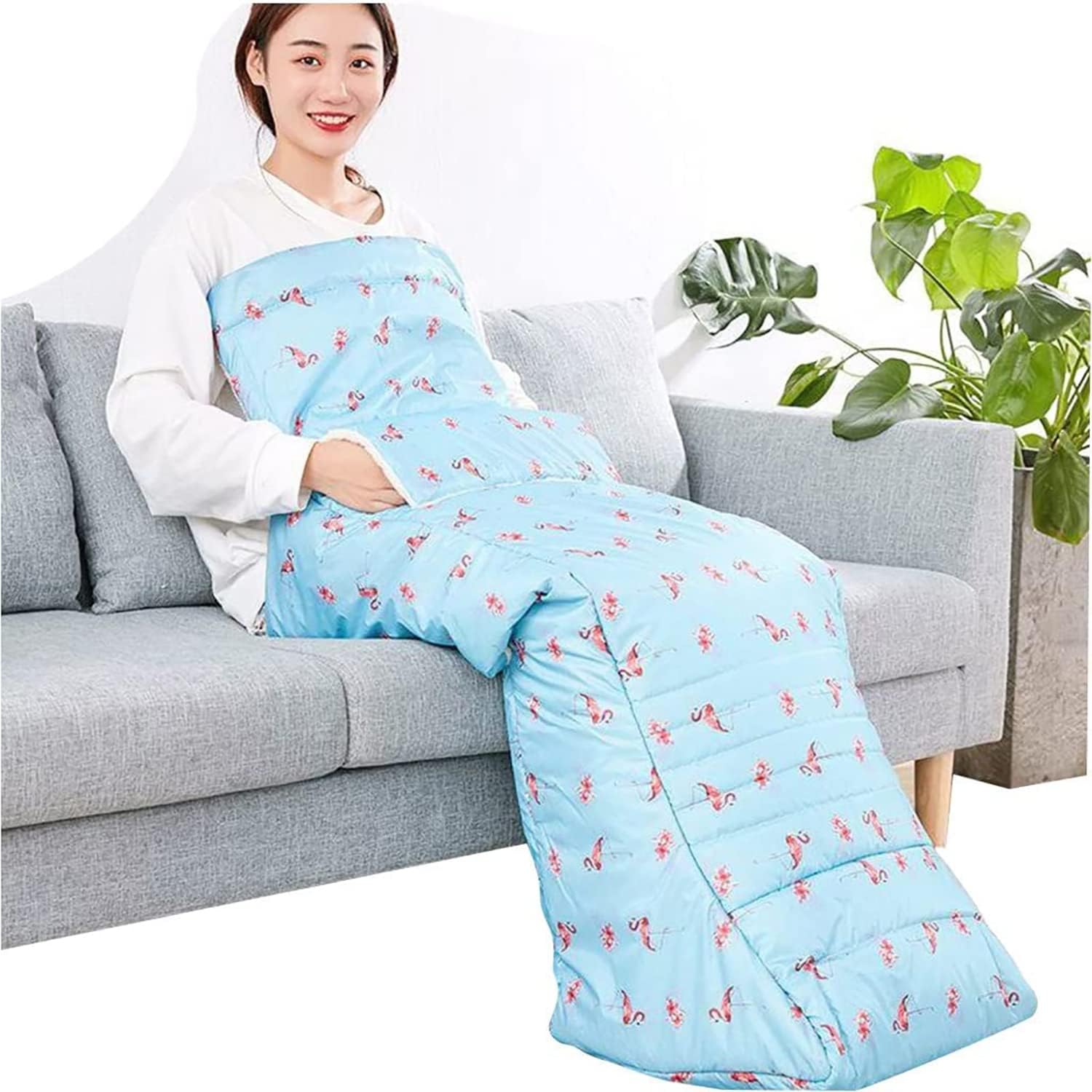 Wheelchair Accessories Adults Wheelchair Blanket, Waterproof Thicken Warm Cover Multifunctional Blanket for Leg Knee and Lower Body Protection