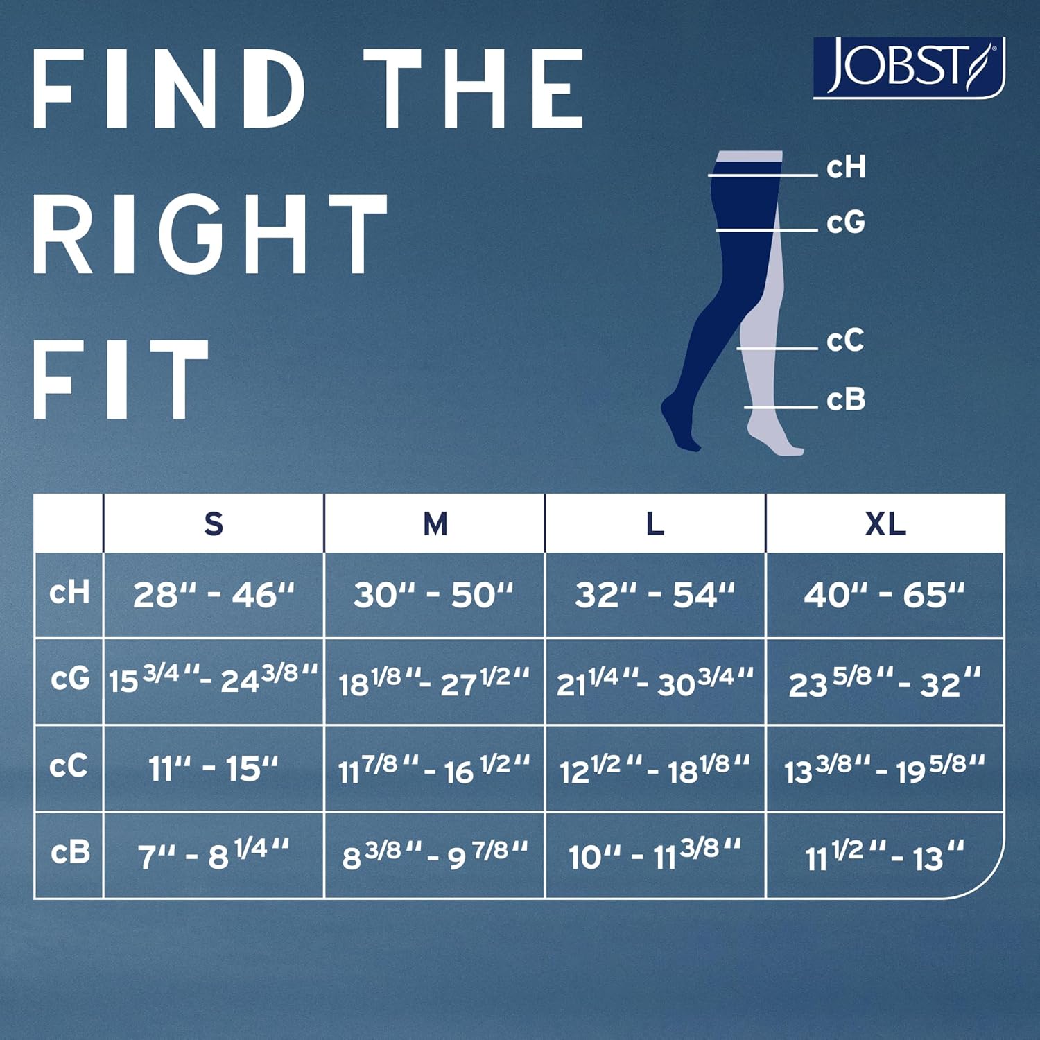 JOBST Relief Graduated Compression Stockings 30-40mmHg - Comfortable Unisex Design - Right Chap,, Open Toe, Black, Medium