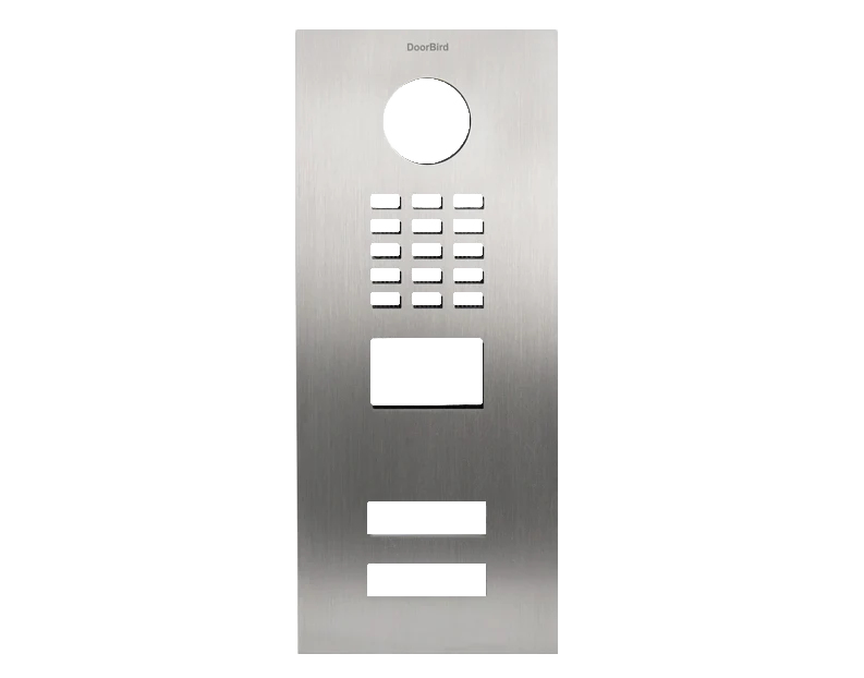 DoorBird Front Panel for D2102V in Stainless Steel V2A