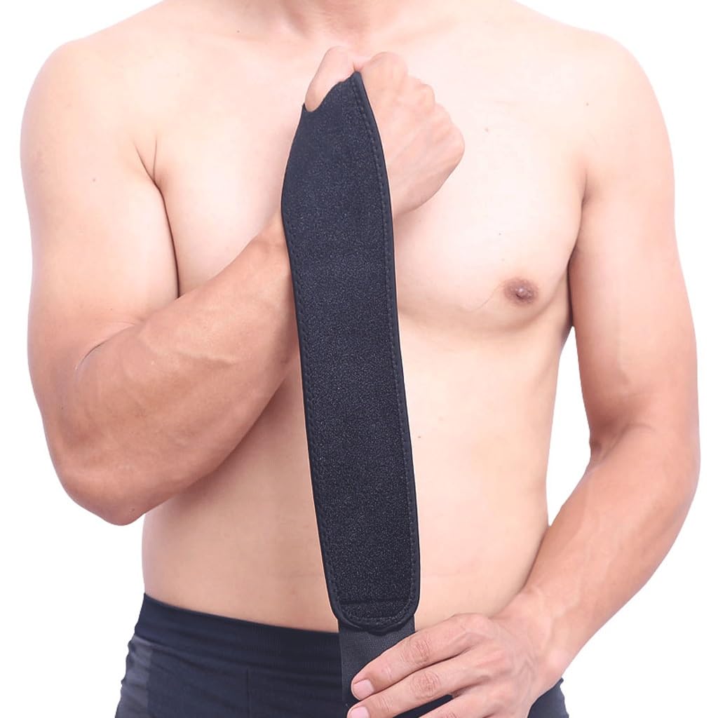 1PCS Reversible Wrist Brace Support Fitted Right/Left Thumb Stabilizer Adjustable Wrist Support Wrap for Volleyball Badminton(Blue)