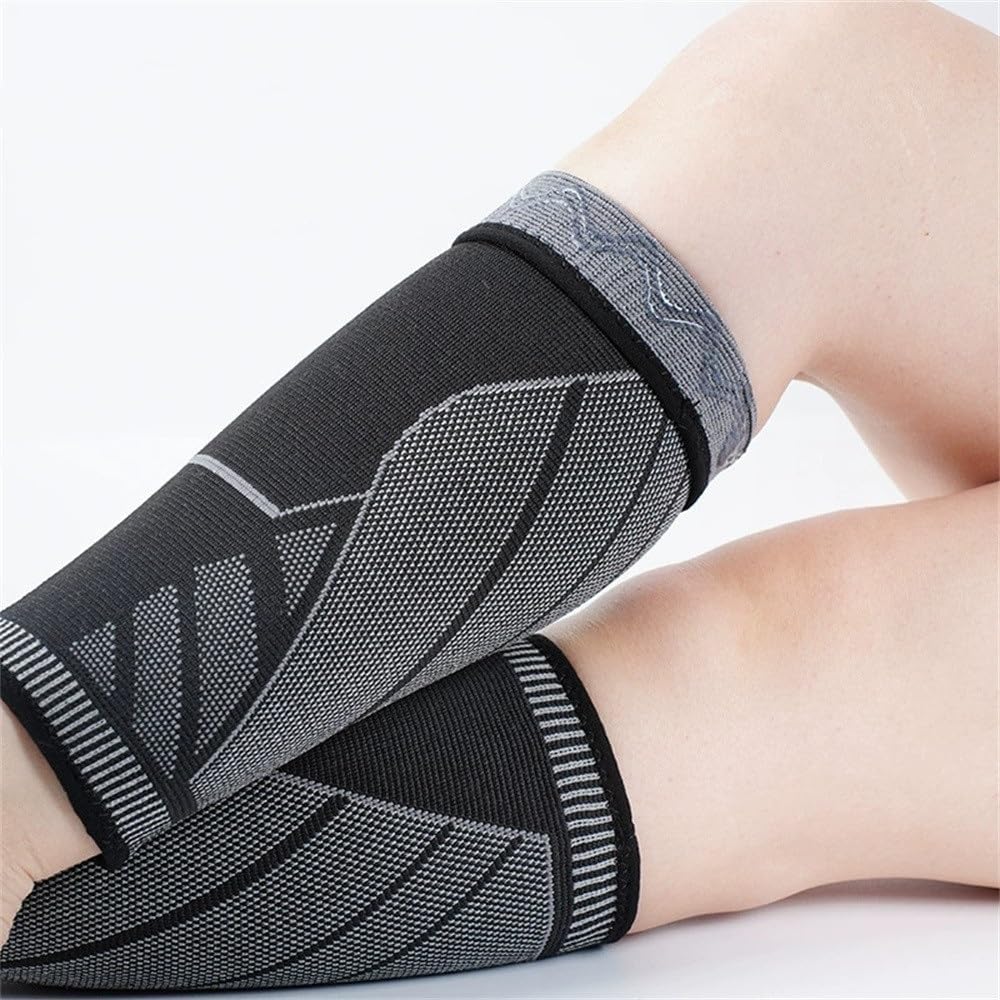 Calf Support Brace Sports Basketball Running Warm Breathable Pressure Socks