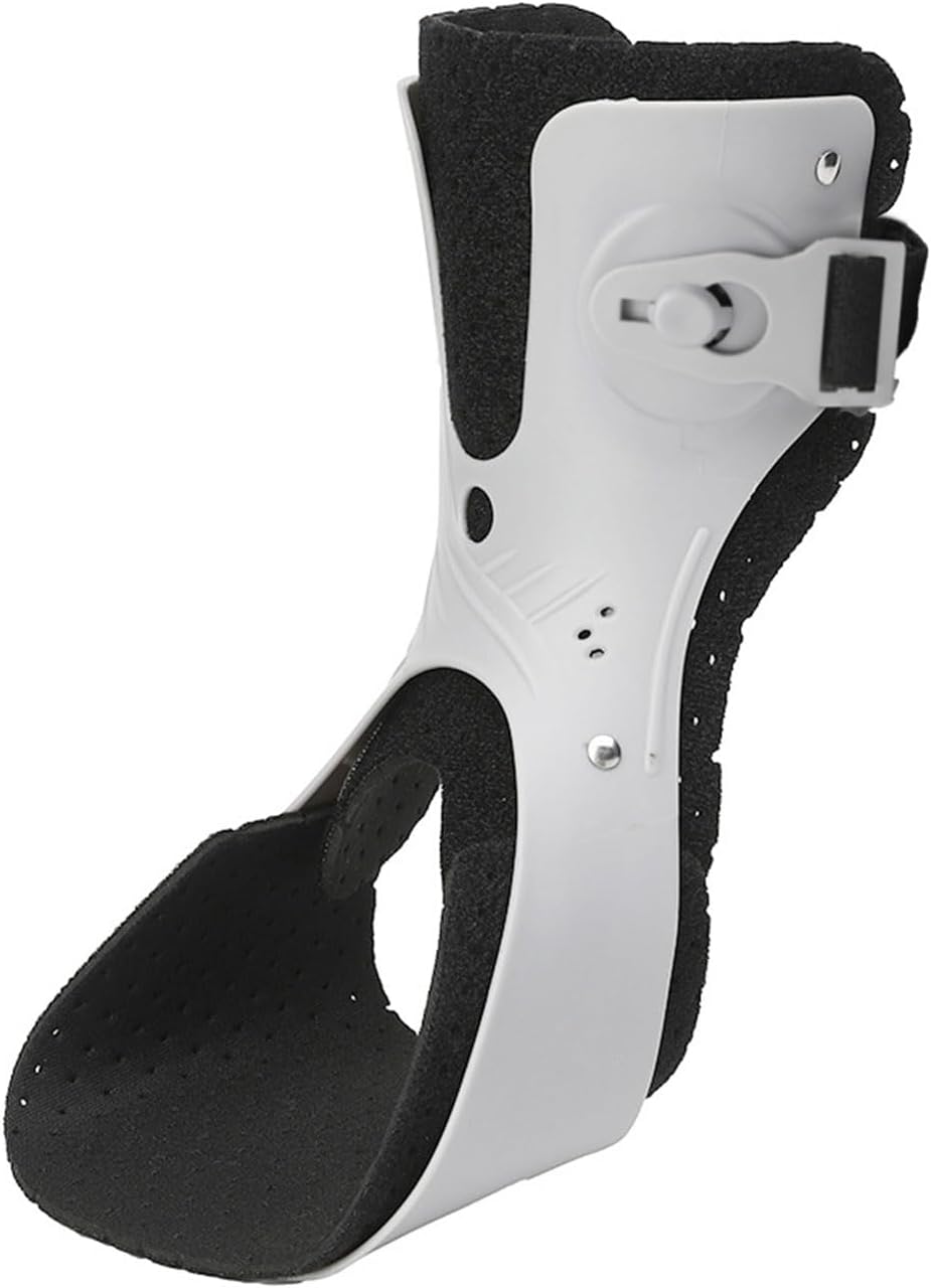 SFKLYU Foot Drop Orthosis Ankle Brace Support, AFO Drop Foot Brace Orthosis, Lightweight Foot Support for Hemiplegia Stroke Shoes Walking,A2 Right,XL