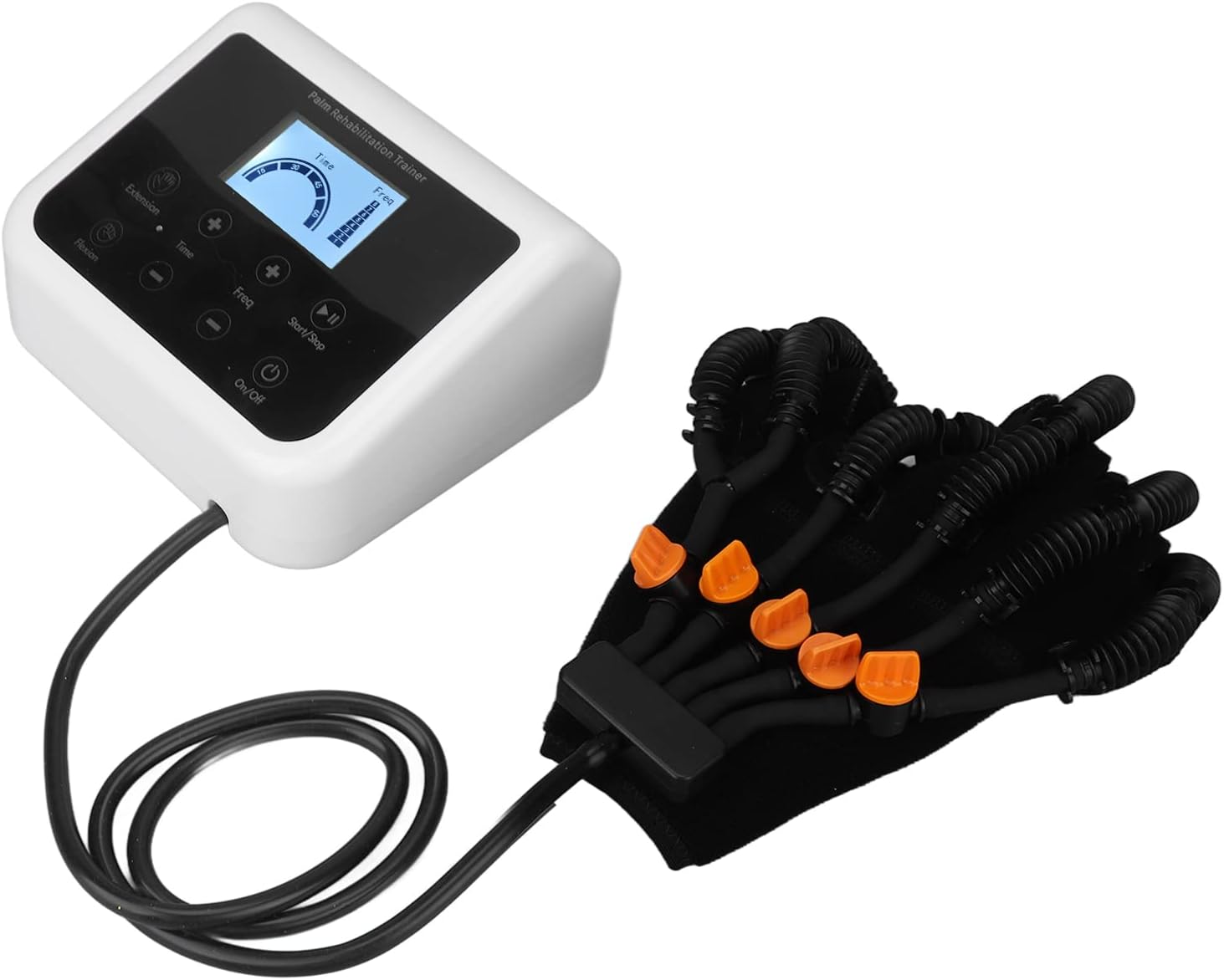 Training Stroke Hand Splint, Rehabilitation Robot Gloves Right Side Multiple Modes Easy Use for Home Hospital (M)