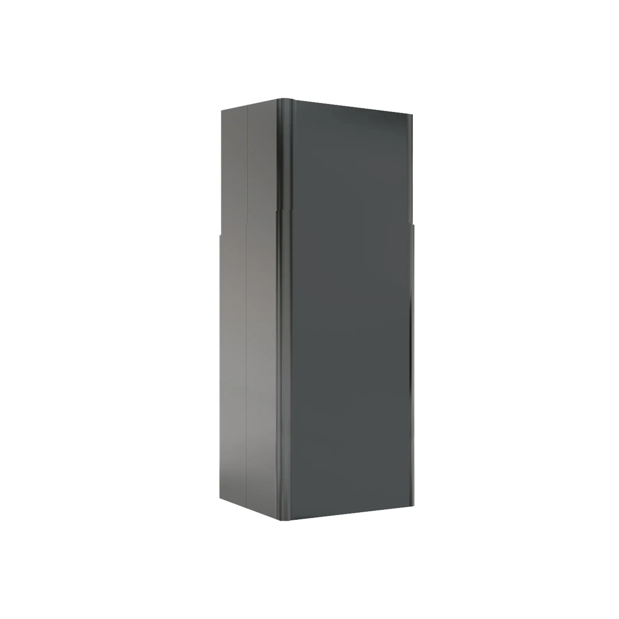 Zephyr Duct Cover Extension, ZRE, 12', Blk Stainless Steel (Z1C-00REBS)