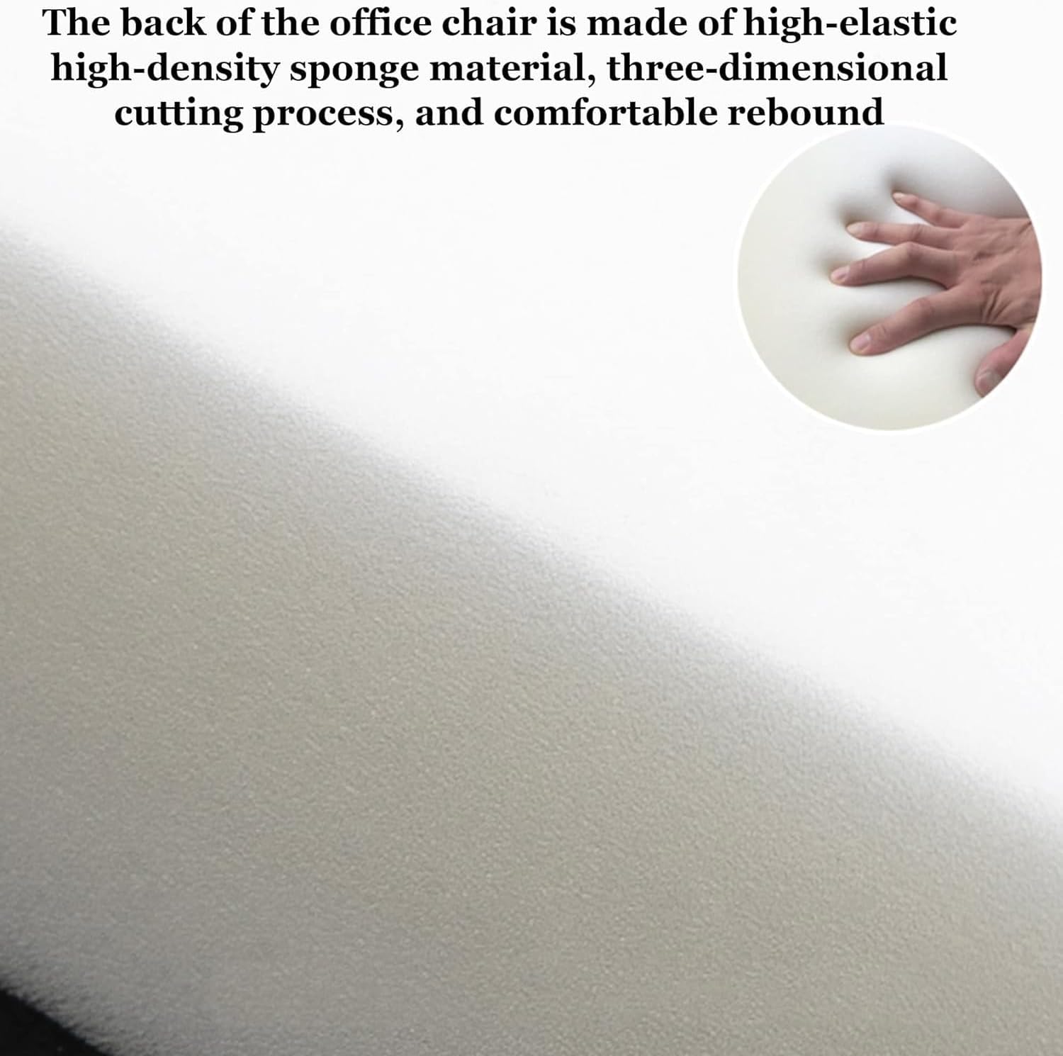 Arm Chair Executive Office Chair PU Leather Computer Desk Chair with Lumbar Support and Footrest, High Back Swivel Chair for Conference Room Work Study (Brown-One Size