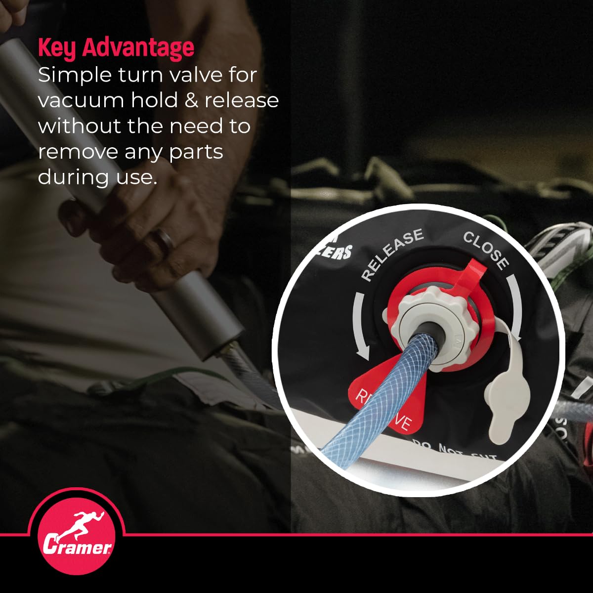 Cramer E3 Rapid Form Vacuum Immobilizer (Deluxe Set), Includes Carry Bag, Pump, 2 Arms & 1 Leg Immobilizer with Heavy-duty, Adjustable Hook and Loop Straps Secure Splint for Easy Set Up