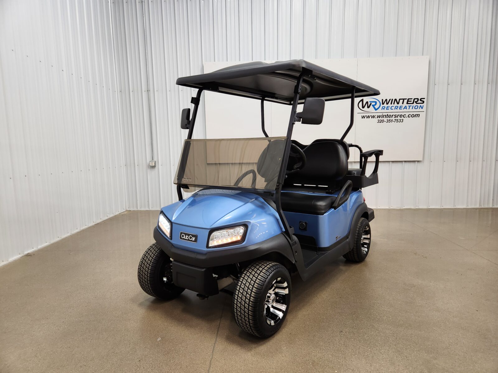 2021 Club Car Tempo Lithium Ion DELUXE STREET READY Golf Cart, Ice Blue